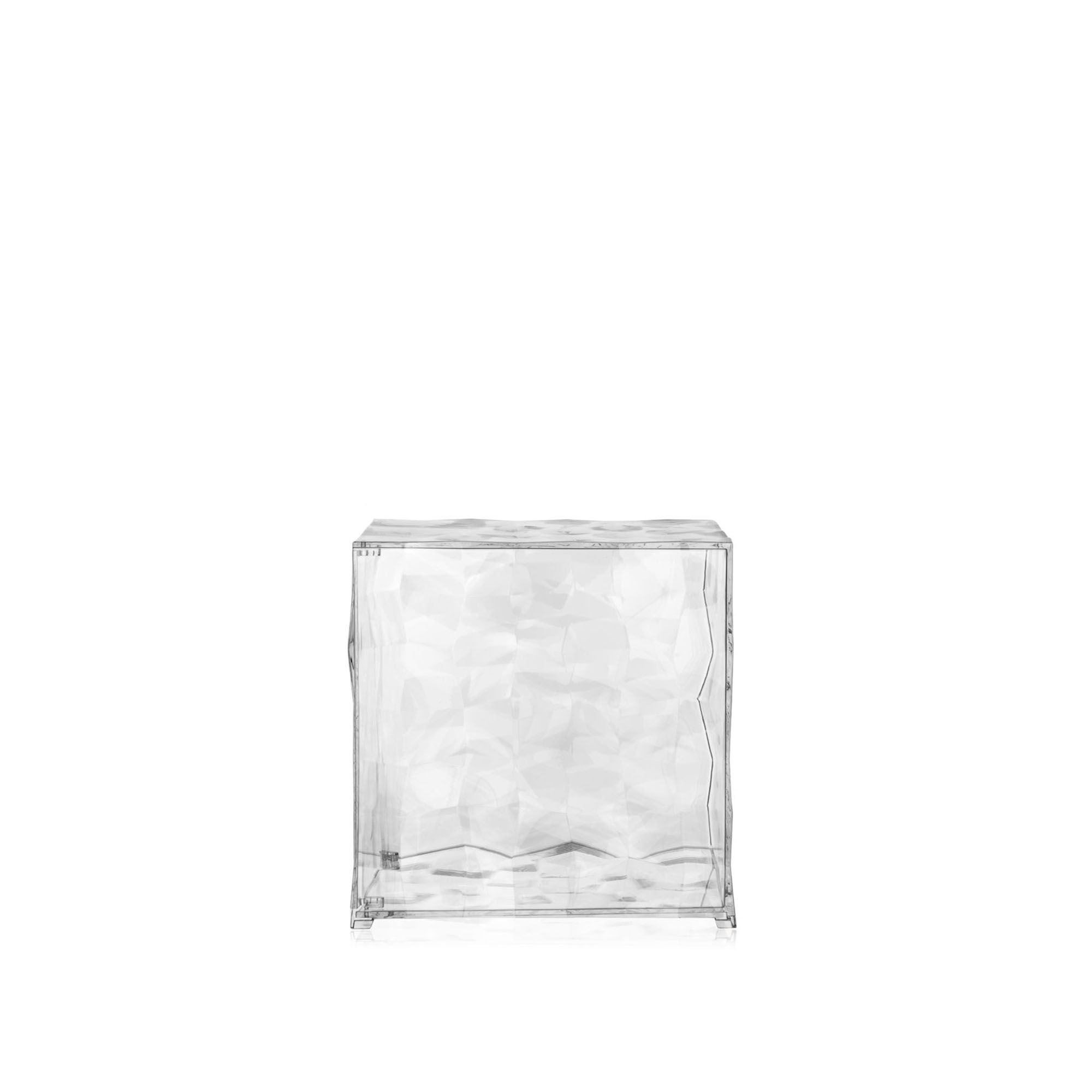 Kartell - Optic Container with Door Crystal - Förvaringsskåp - Patrick Jouin - Transparent - Plast