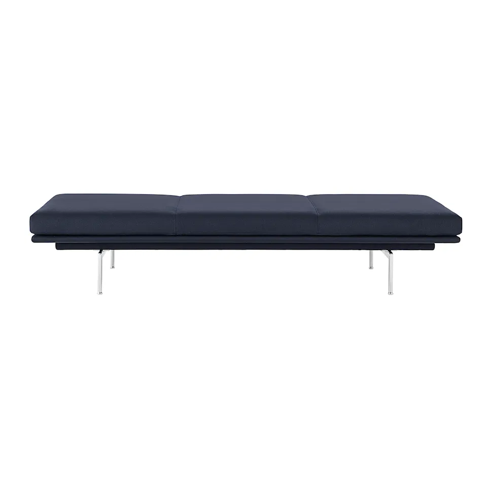Outline Daybed / Polished Aluminium Base