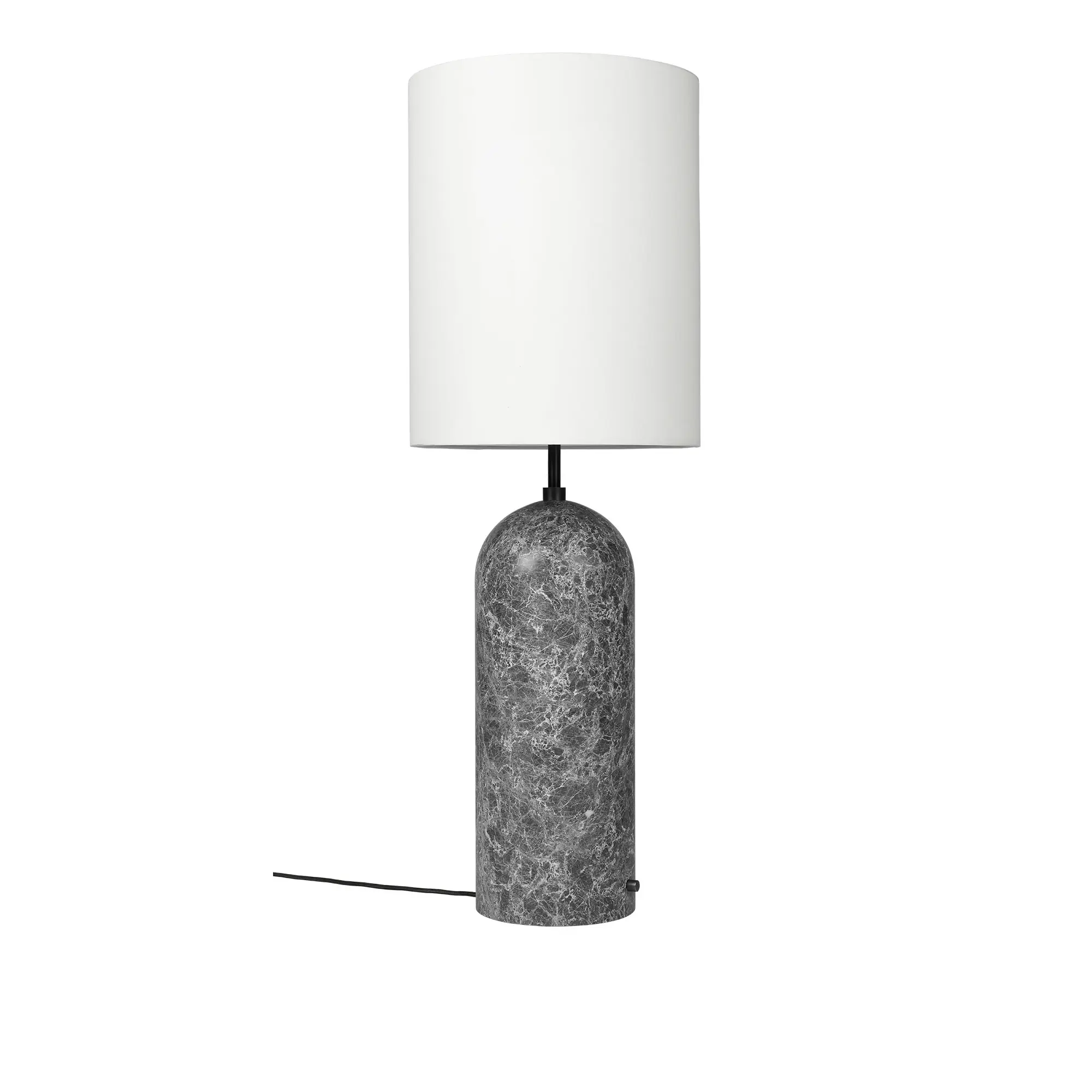Gravity golvlampa XL High grå marmor