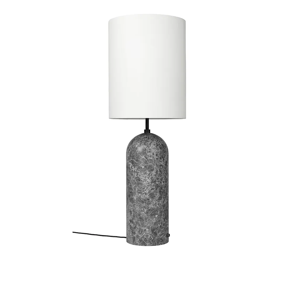 Gravity golvlampa XL High grå marmor