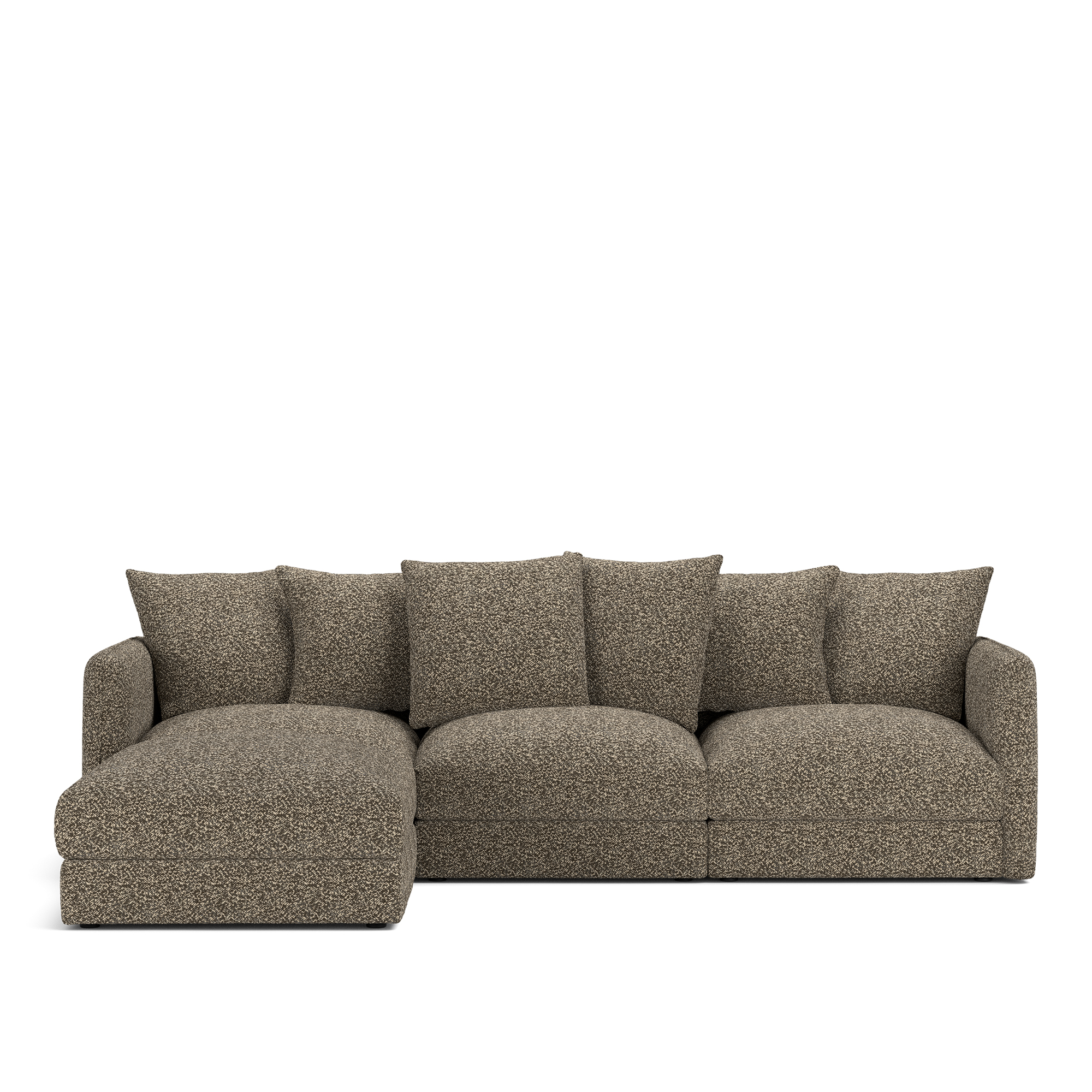 NOGA - Pavarotti 3-Seater with Ottoman Vellus 02 Fixed Upholstery - Soffor