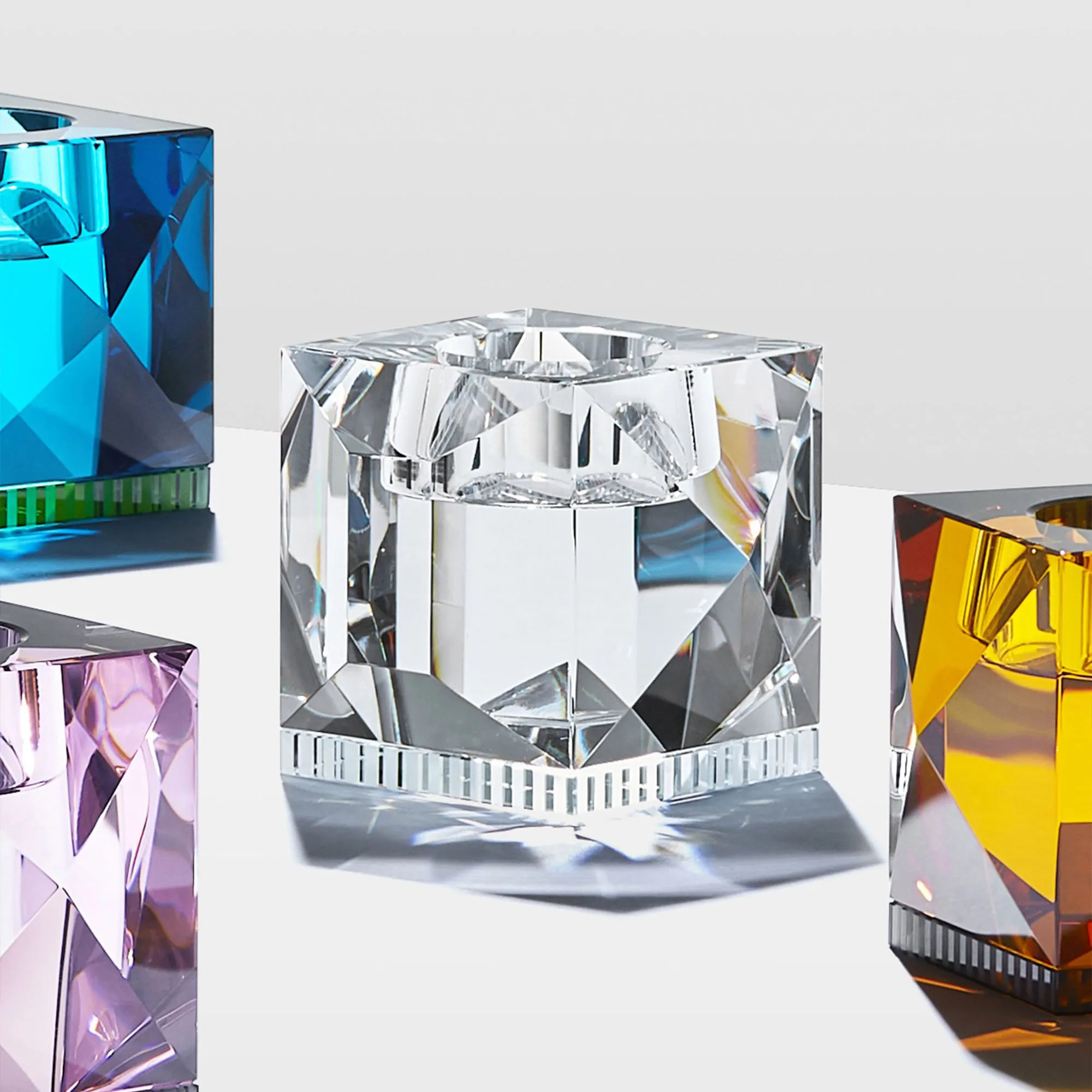 Ophelia Clear T-Light Holder