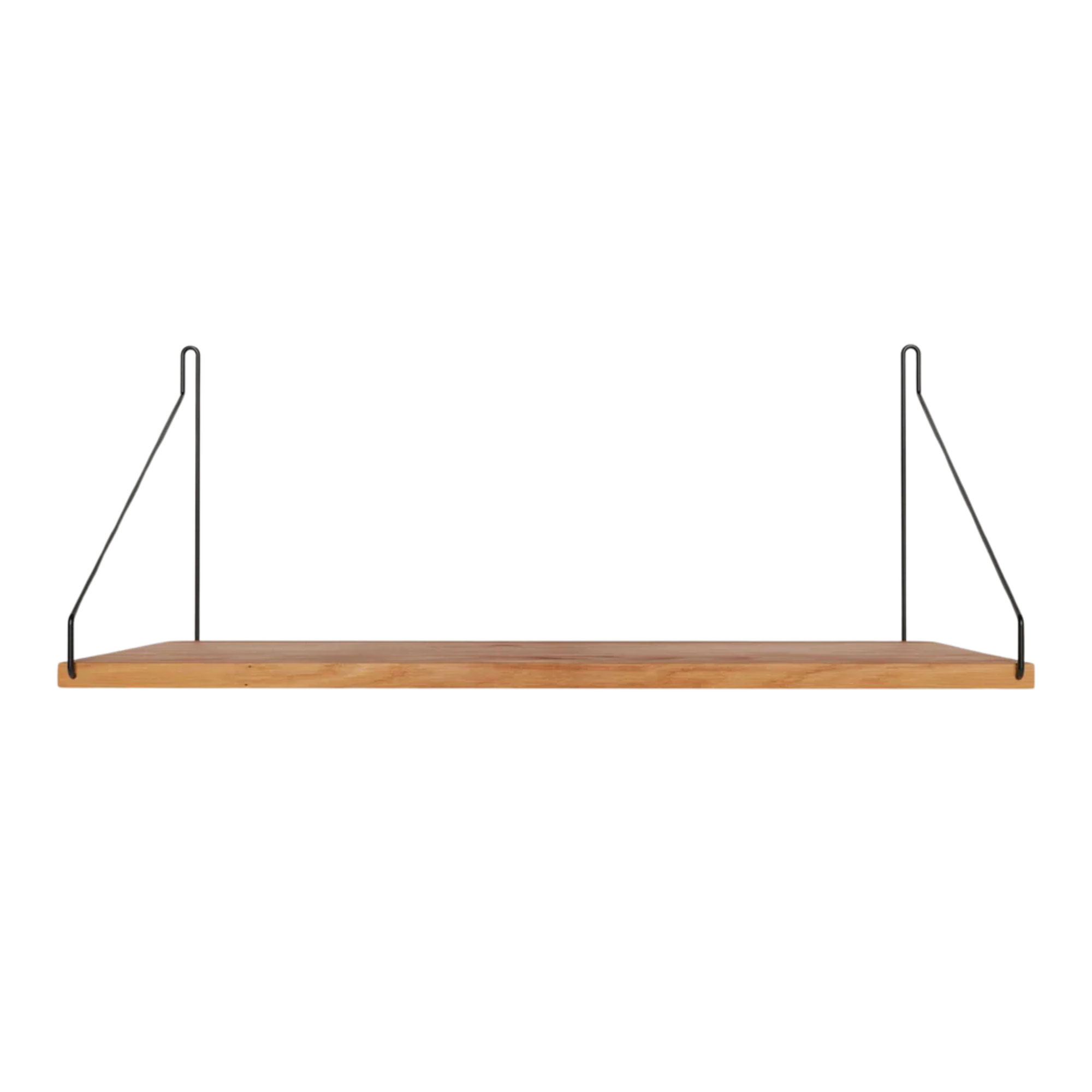Frama - Single Shelf vägghylla Natural Oak / Black D27 W60 - Kim Richardt - Beige - Trä |  | Möbelexperten