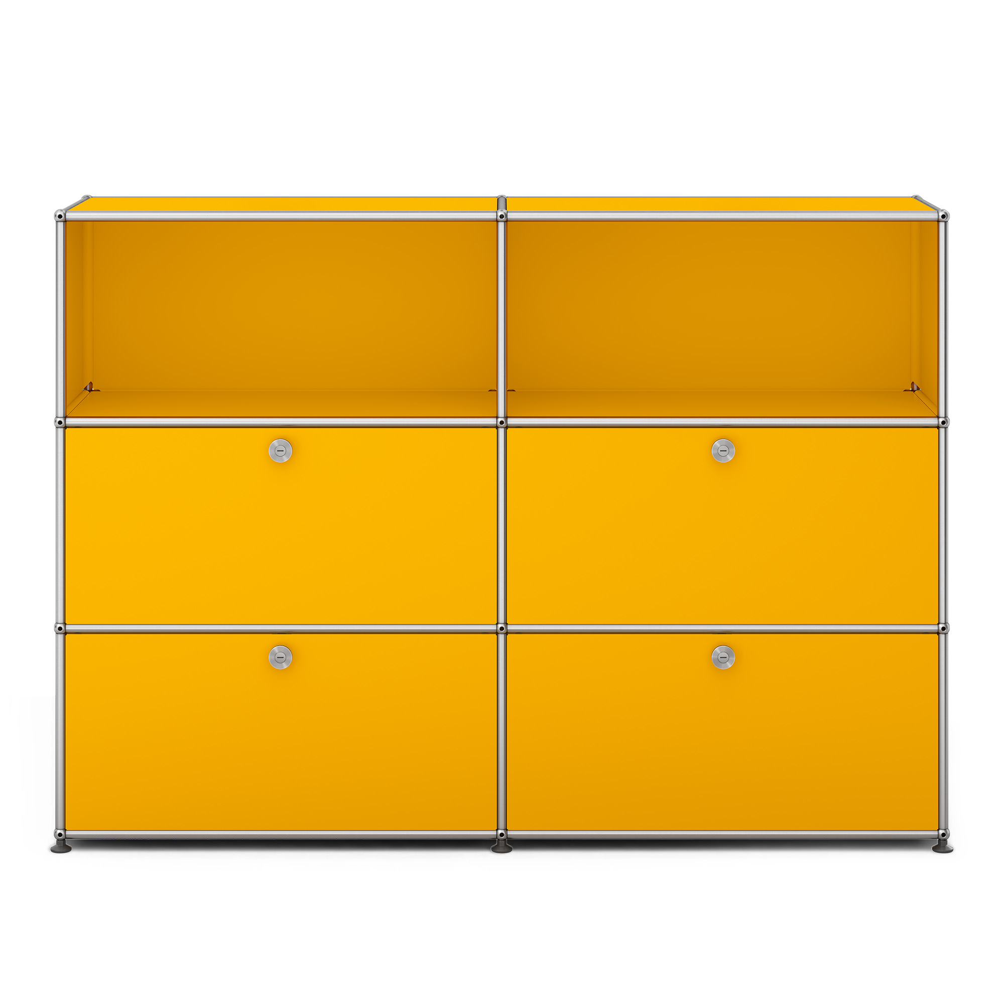 USM - USM Haller M64 25 Golden Yellow - Sk&auml;nkar och sideboards - Fritz Haller & Paul Sch&auml;rer - Svart - Metall