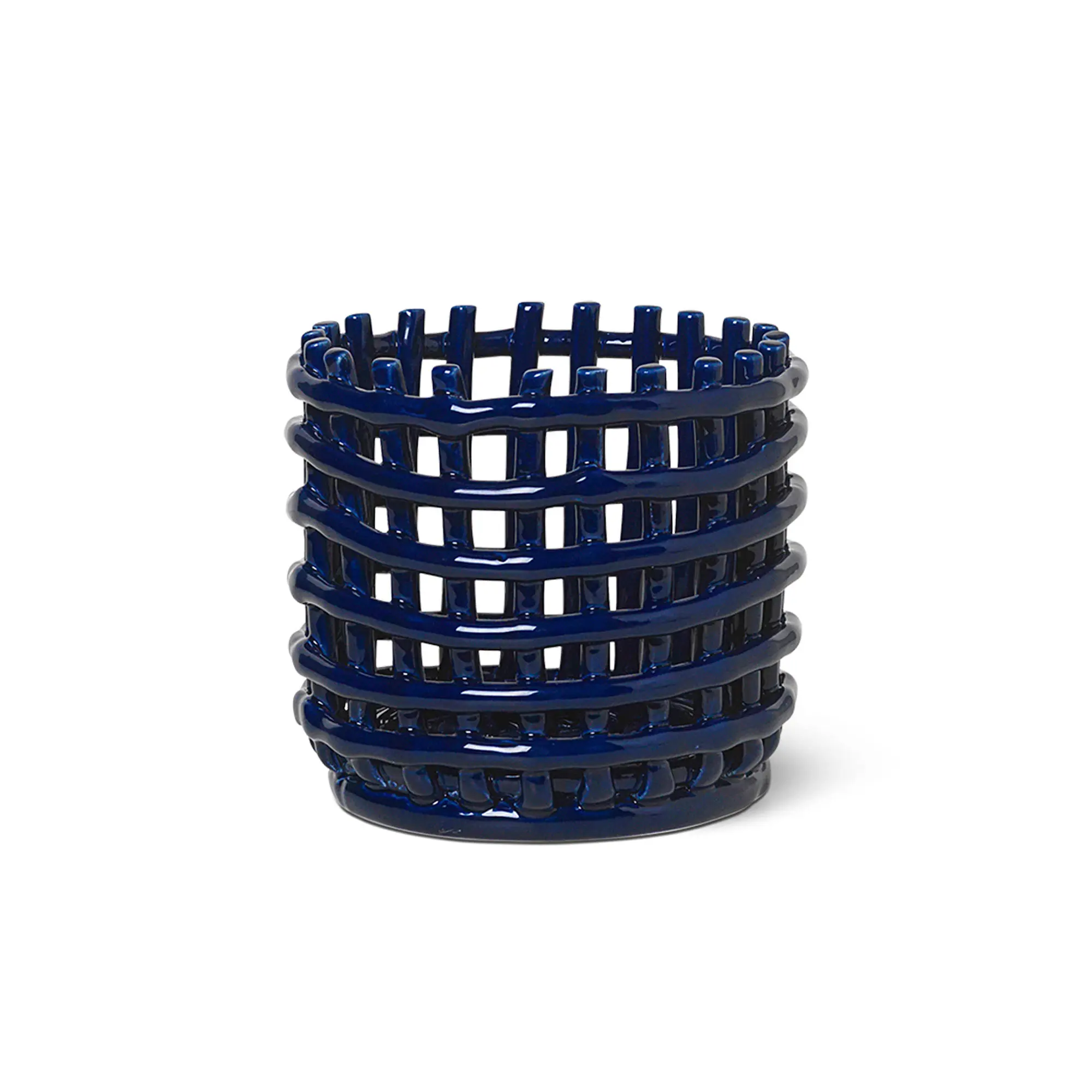 Ceramic Basket Blue