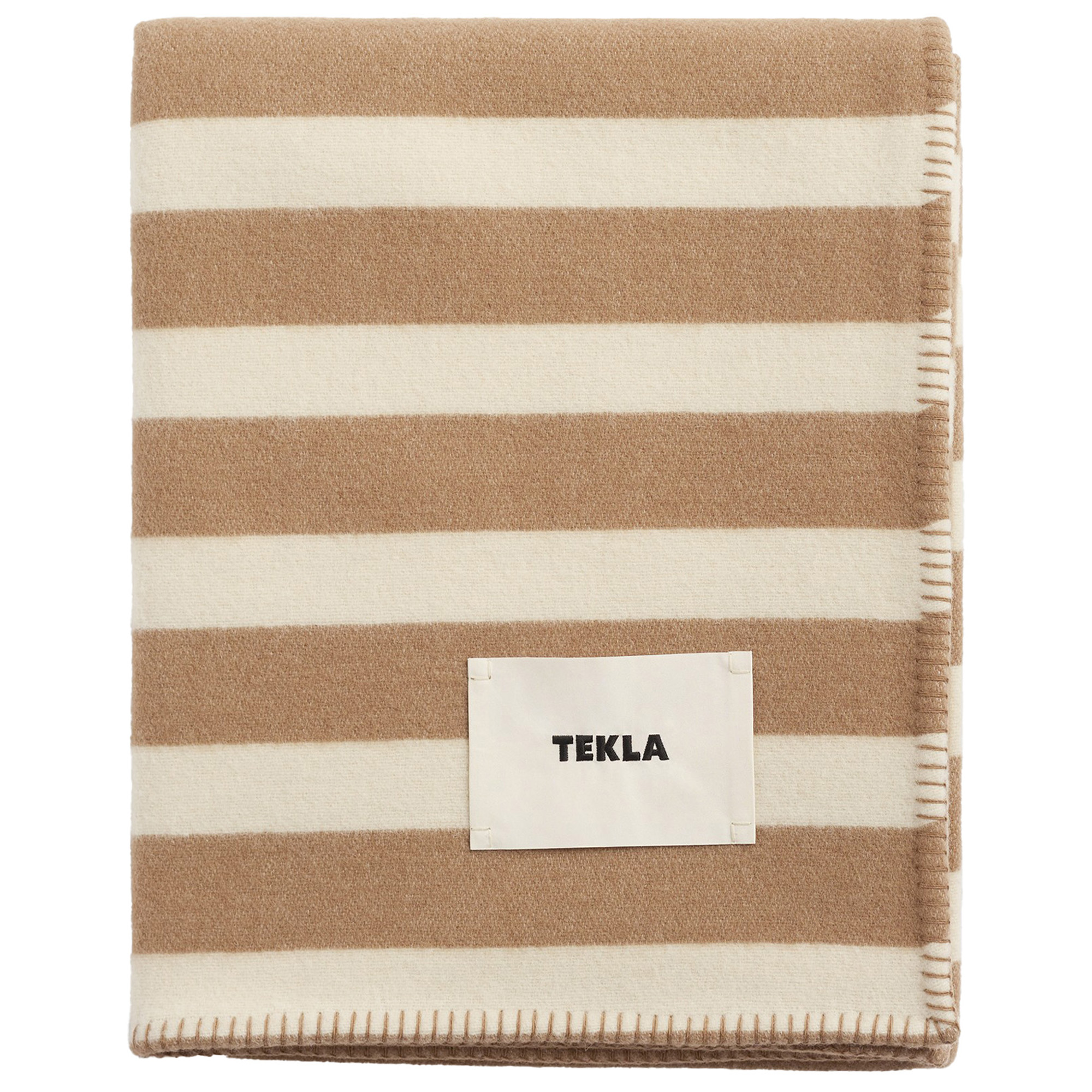 Tekla - Blanket Stripes Hereford Stripes - Pledd og tepper - Brun - Bomull