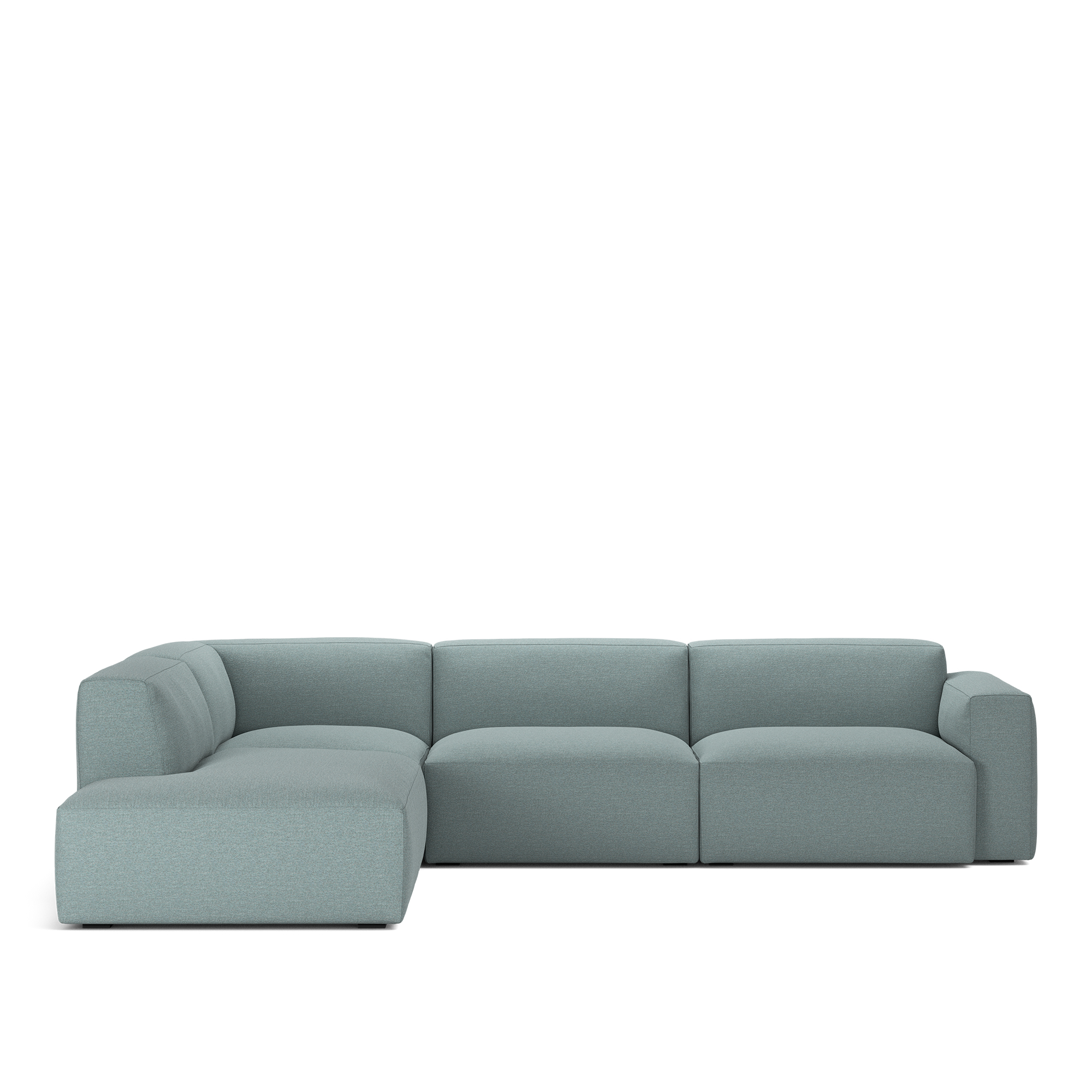 NOGA - Brick 4-Seater Corner Open End Left Lario 12 Removable Upholstery - Soffor