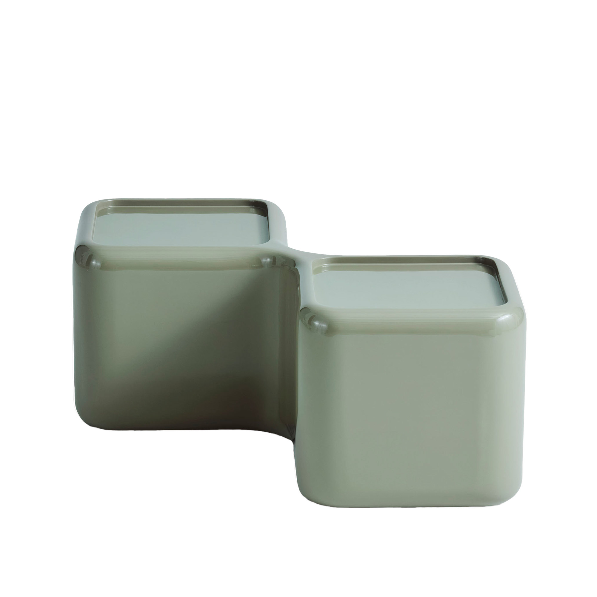 NO GA Projects - Rectangular Module Table High Table Green - Sofabord - Willo Perron - Grønn - Plast