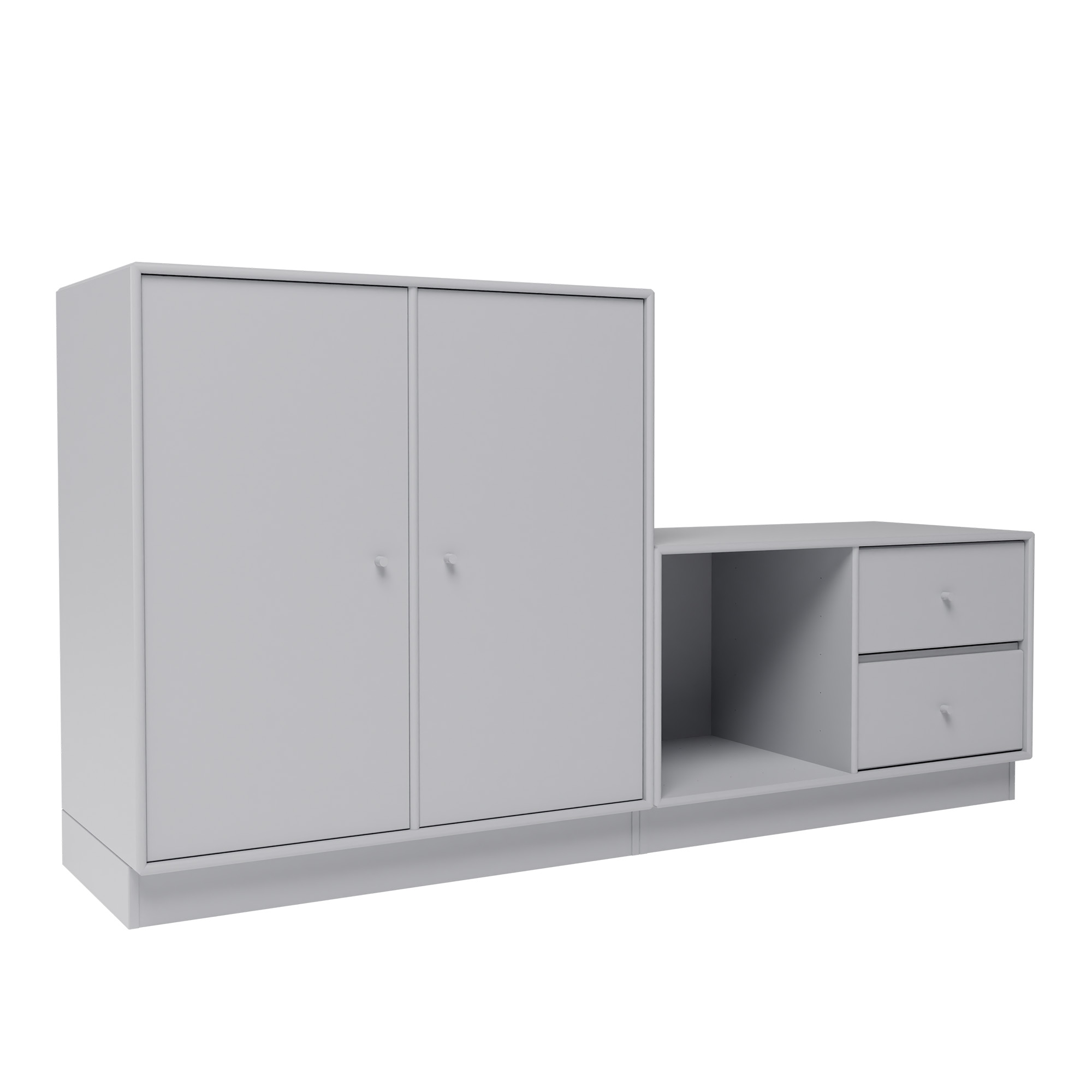 montana - rest i bench 02-fjord 07 plinth 7 cm - skåp och vitrinskåp - peter j. lassen - blå - trä