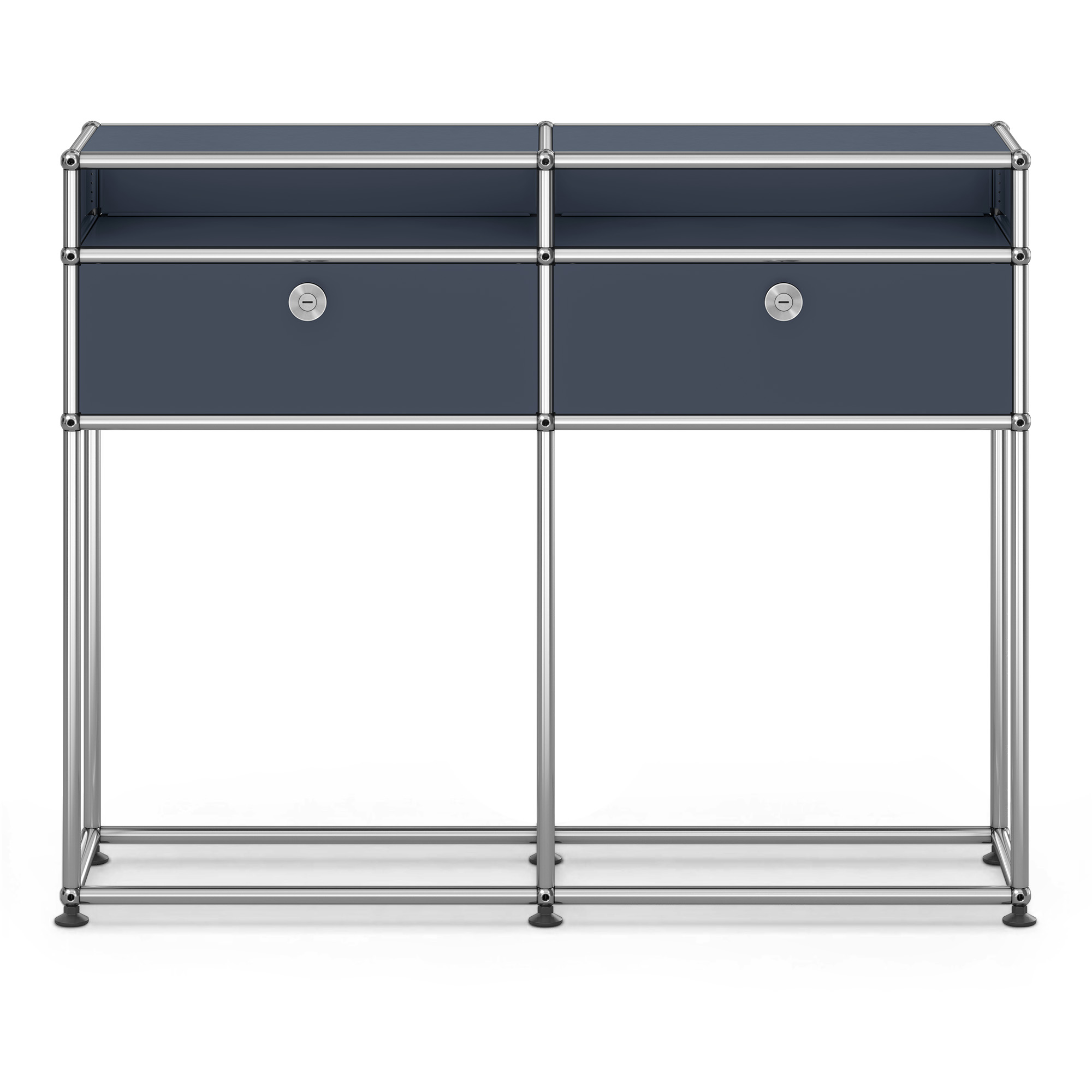 USM - USM Haller Sideboard M51 Anthracite - Sk&auml;nkar och sideboards - Fritz Haller & Paul Sch&auml;rer - Gr&aring; - Metall