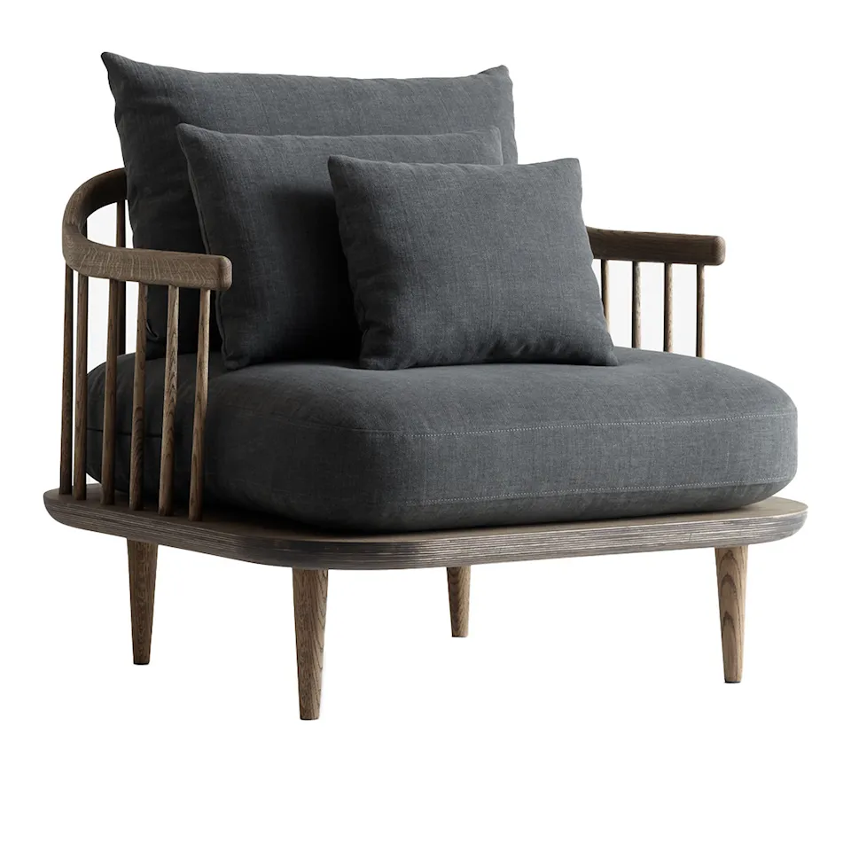Fly SC1 Lounge Chair, White Oiled Oak