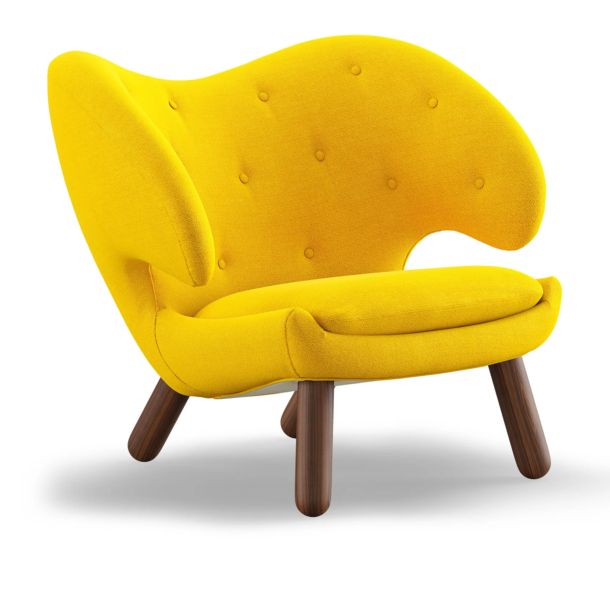 Pelican fåtölj Walnut