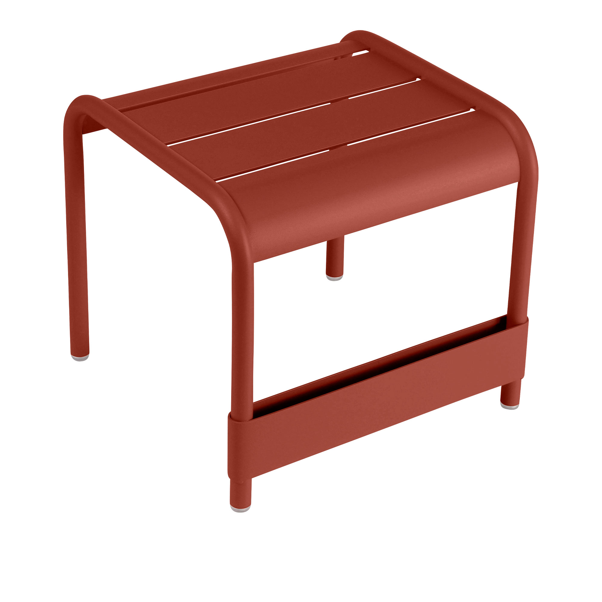 Fermob - Luxembourg Small Low Table / Footrest Red Ochre - Sm&aring;bord och sidobord utomhus