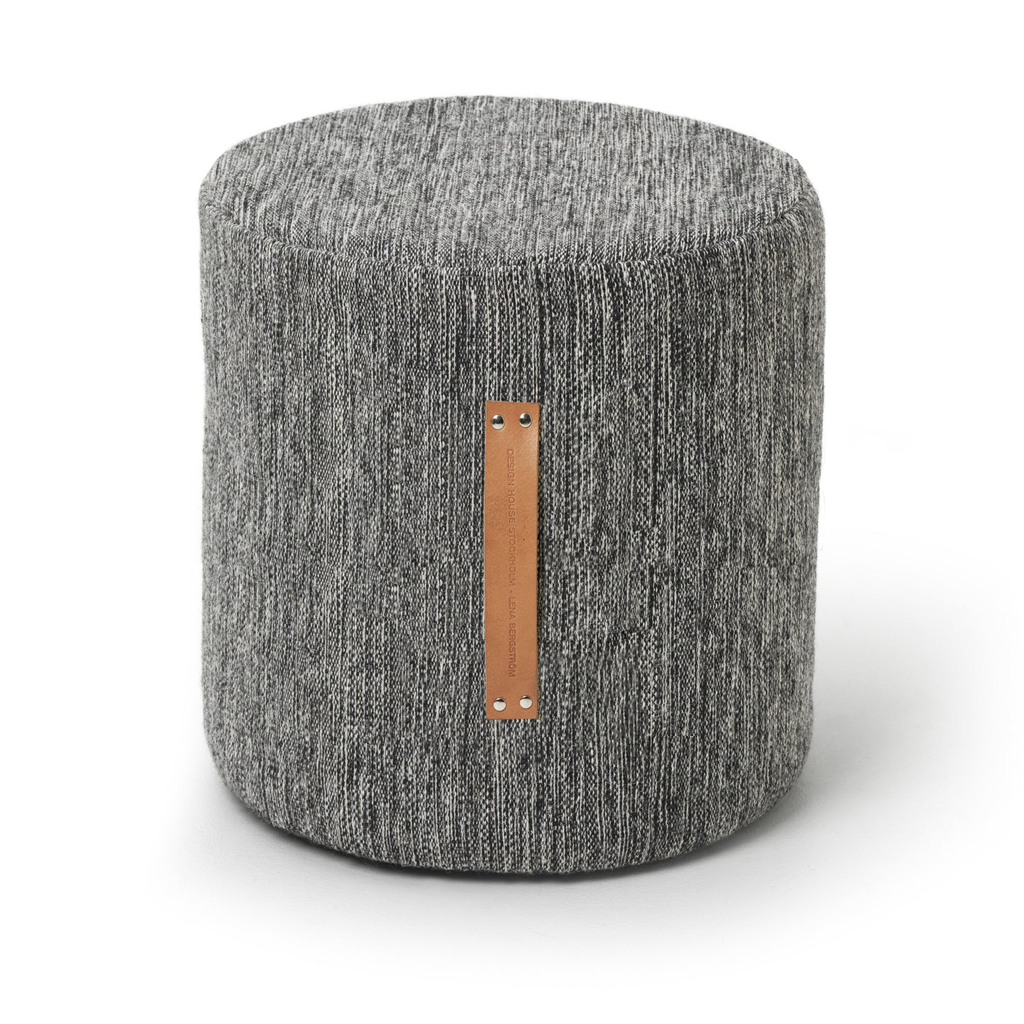 Design House Stockholm - Bj&ouml;rk Pouffe Dark - Sittpuffar - Lena Bergstr&ouml;m