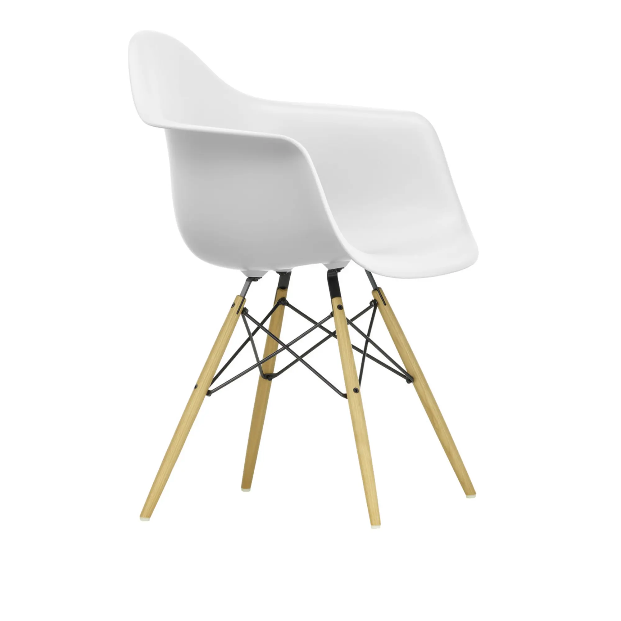 Eames RE Plastic Armchair DAW matstol Ash Honey Tone