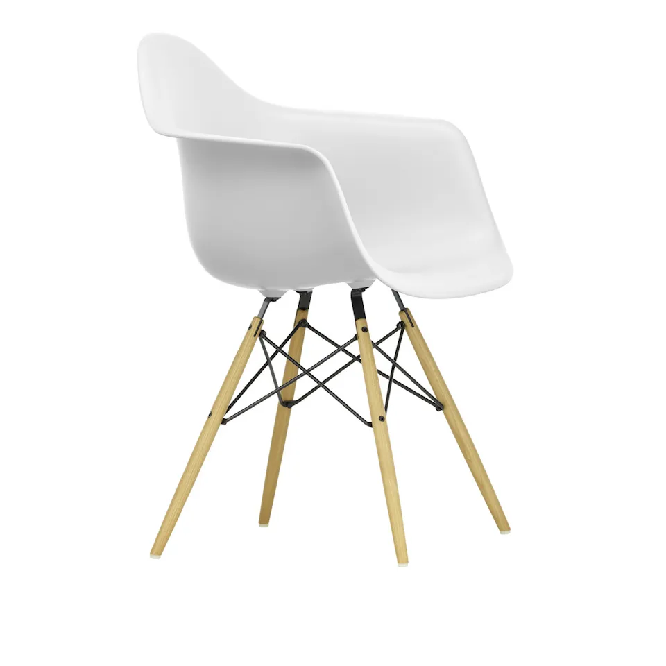 Eames RE Plastic Armchair DAW matstol Ash Honey Tone