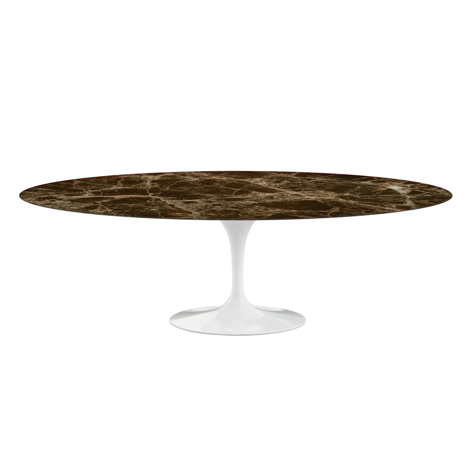 Saarinen Oval matbord 244 cm White