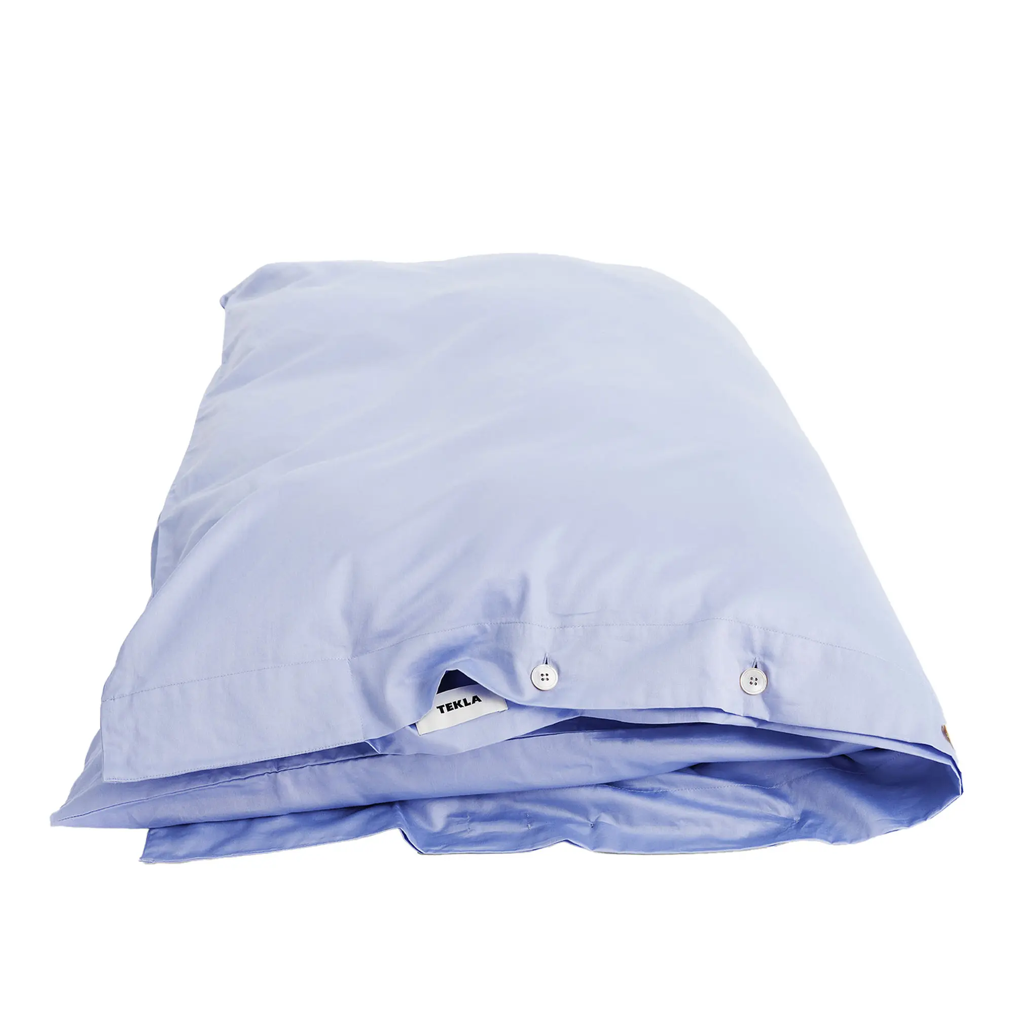 Sateen Solid Evening Blue påslakan