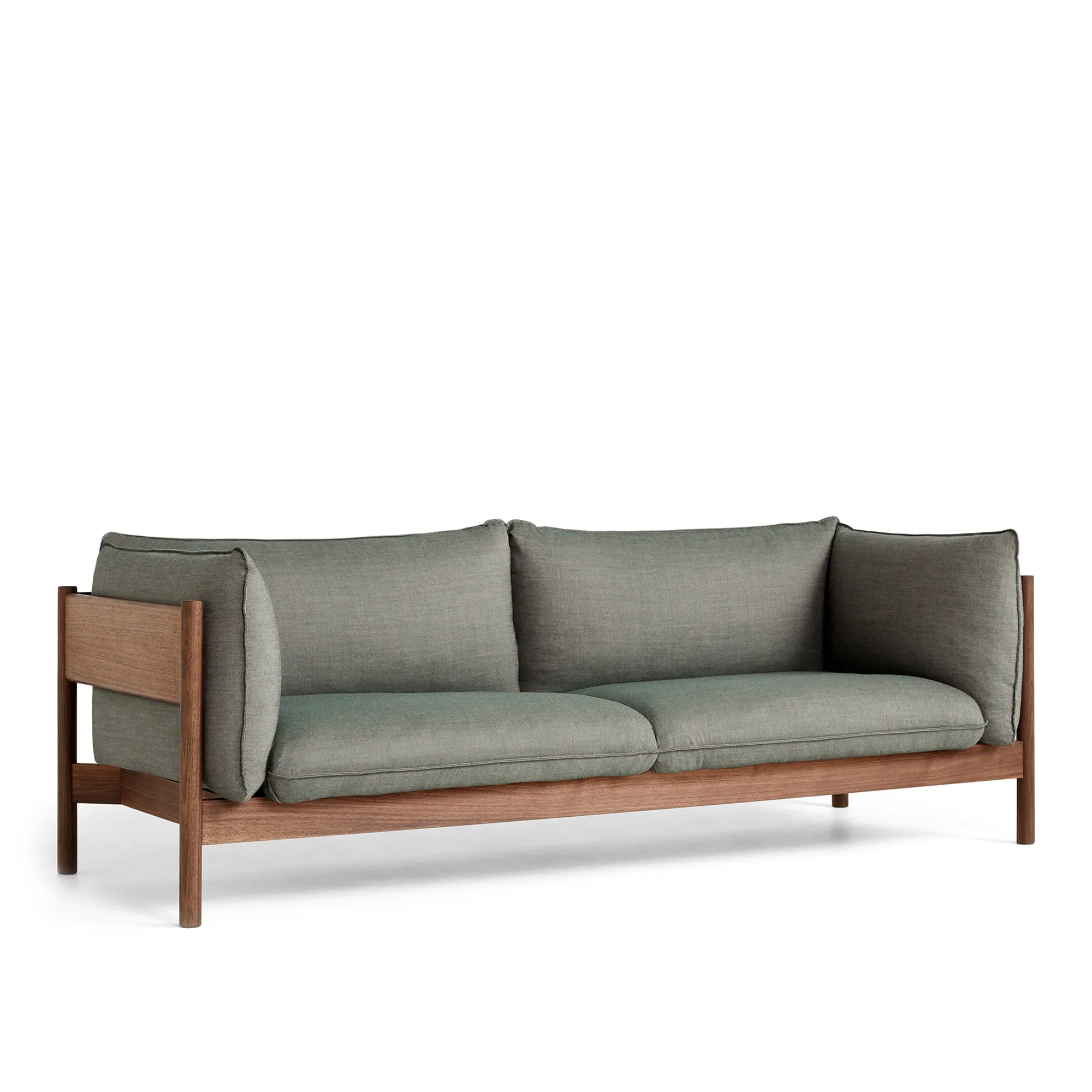 Arbour Eco 3-sitssoffa Oiled Waxed Walnut