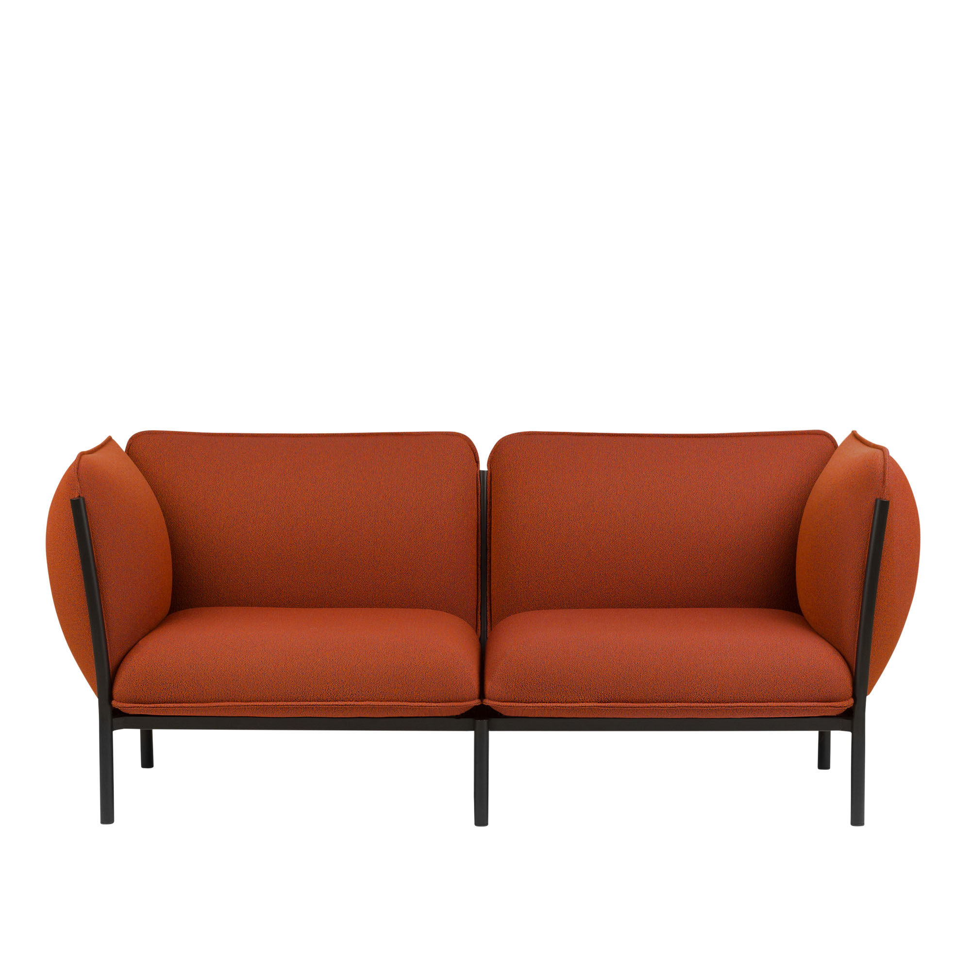 HEM - Kumo 2-seater Sofa with Armrests - Canyon - Soffor - Anderssen & Voll - Orange - Metall/Syntetiskt/Skum/Ull