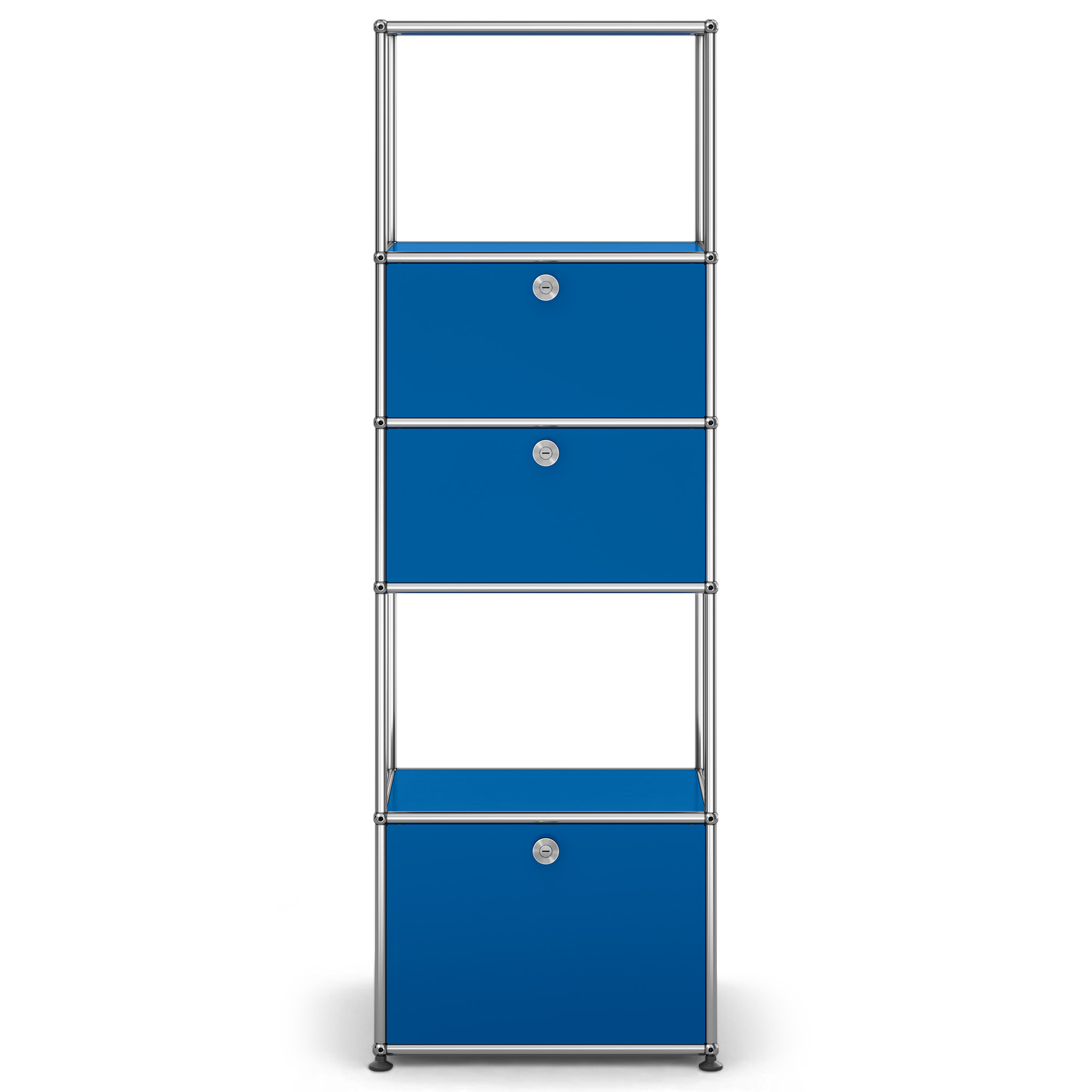 USM - USM Haller Shelf M52 Gentian Blue - Sk&aring;p och vitrinsk&aring;p - Fritz Haller & Paul Sch&auml;rer - Bl&aring; - Metall