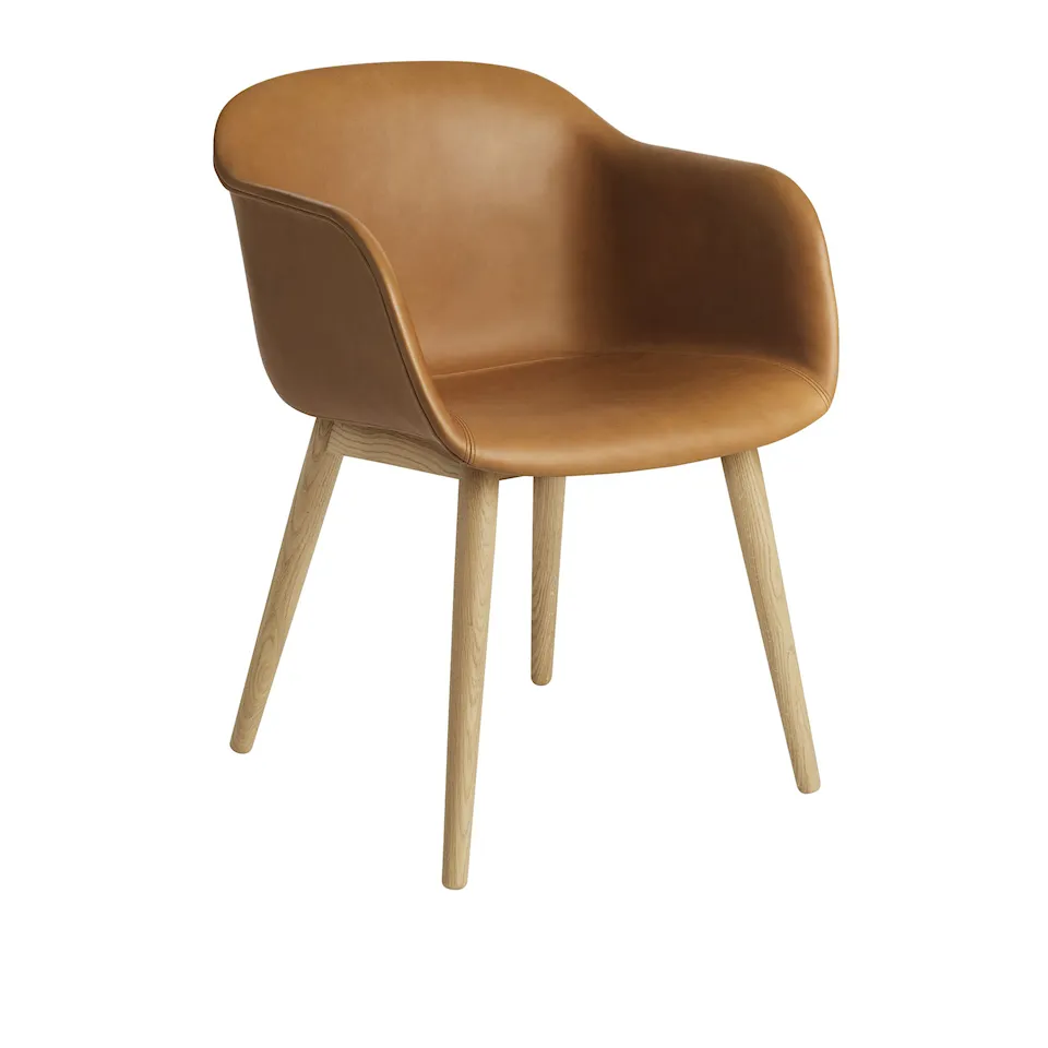 Fiber Armchair - Wood Base