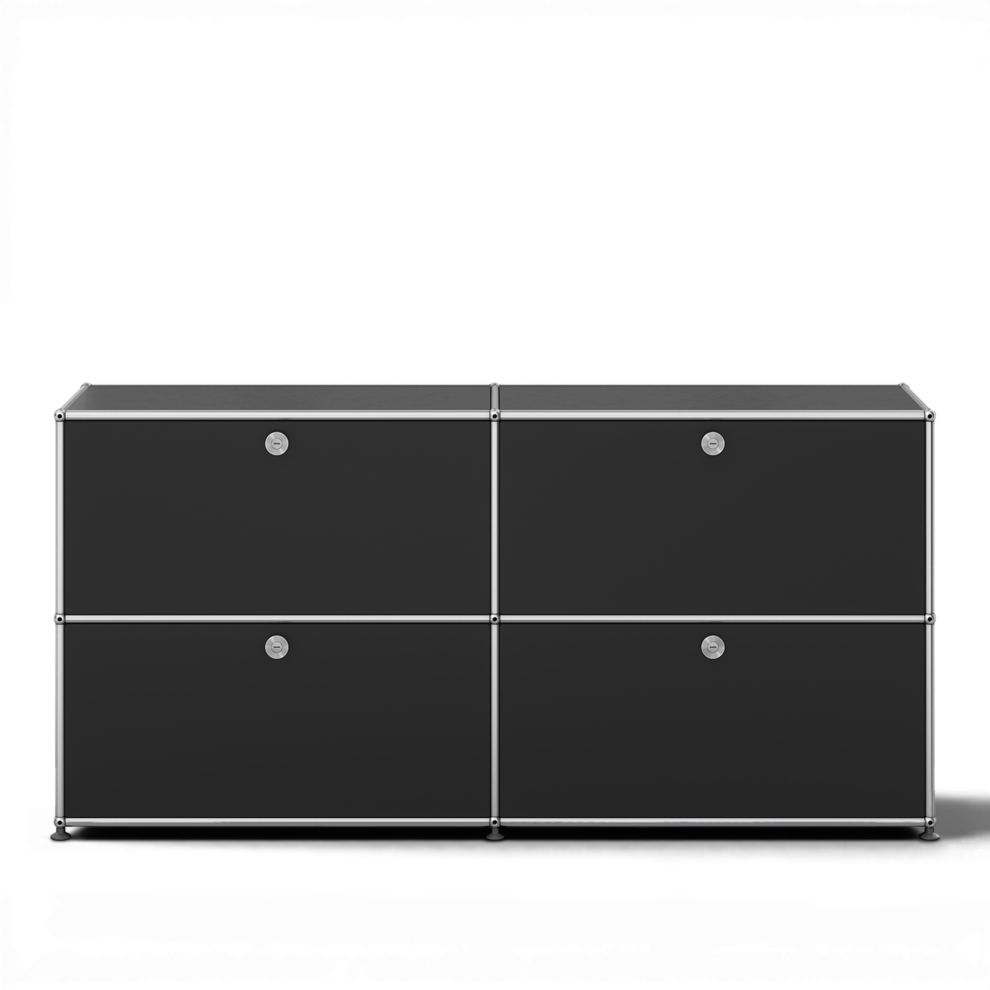 USM - USM Haller 109 Sideboard Graphite Black - Sk&auml;nkar och sideboards - Fritz Haller & Paul Sch&auml;rer - Svart - Metall