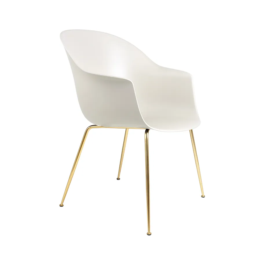Bat matstol Alabaster White