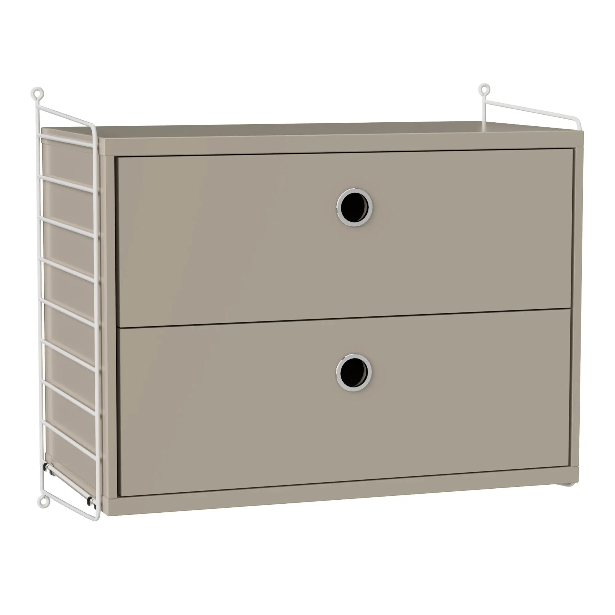 Sovrum Hyllsystem A Beige / Vit