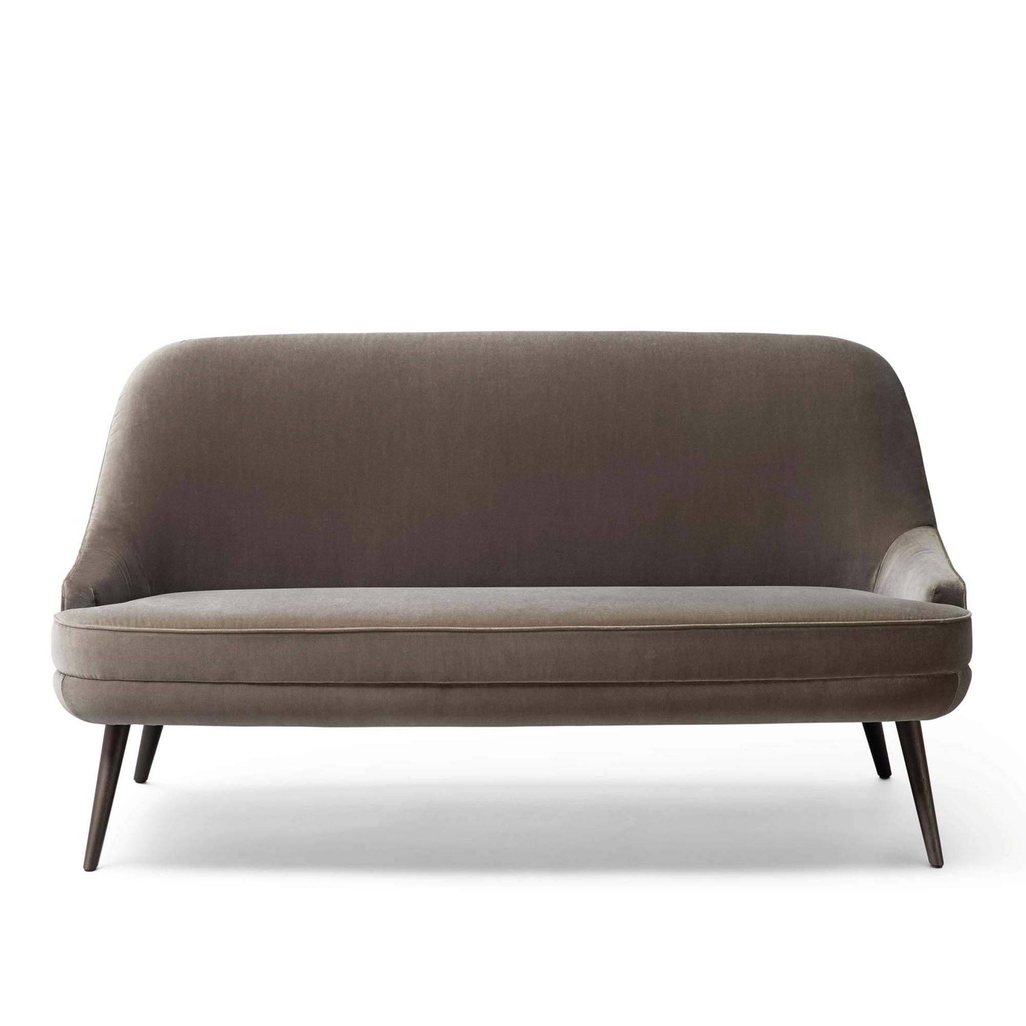 Walter Knoll - 375 Sofa 375-20, Oak White Pigmented, Fabric Cat. 32 Harald 2 582 Red Grape, Standard Piping, Synthetic Glides - Soffor - Walter Knoll Team - Lila