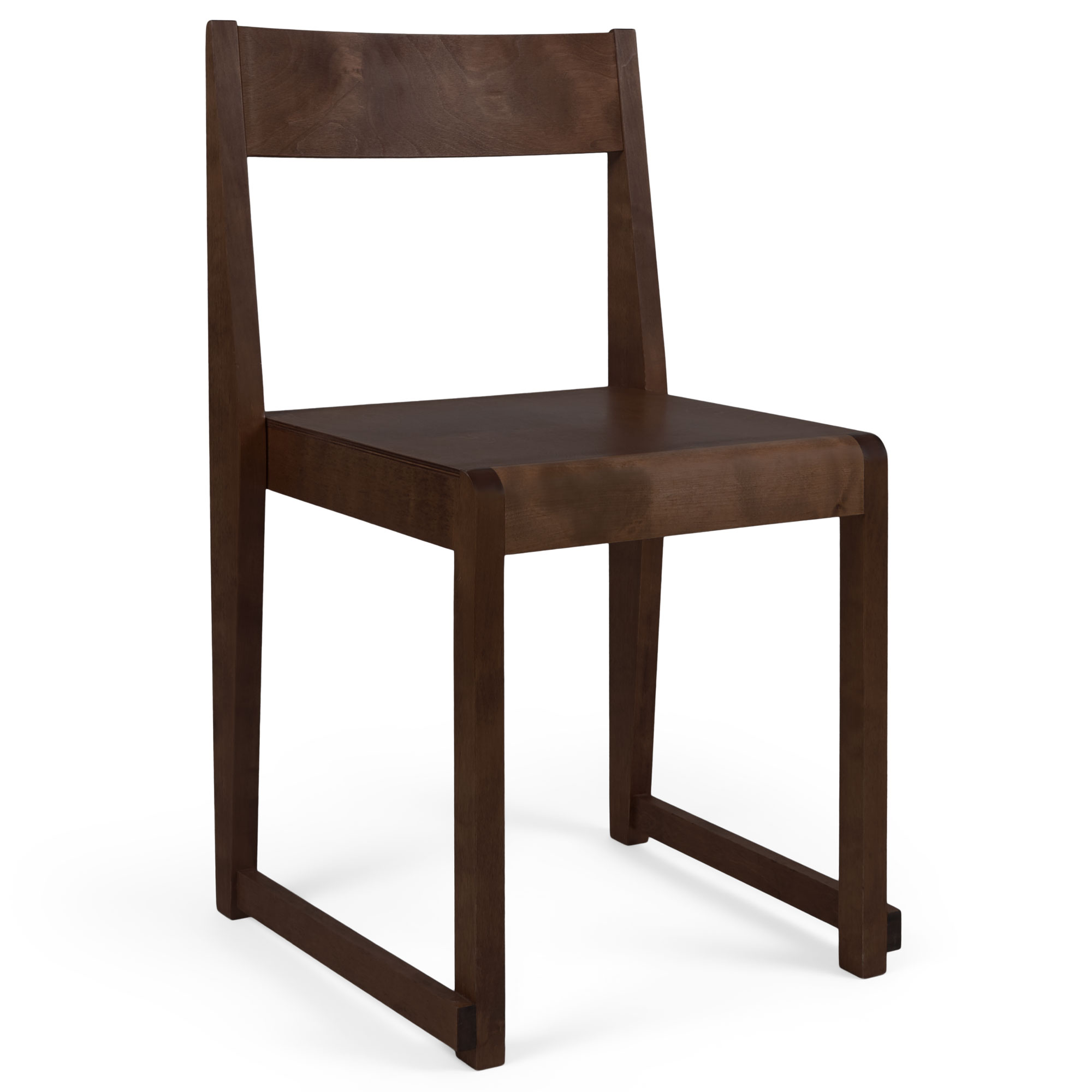 Frama - Chair 01 Dark Wood - Matstolar - Tr&auml;
