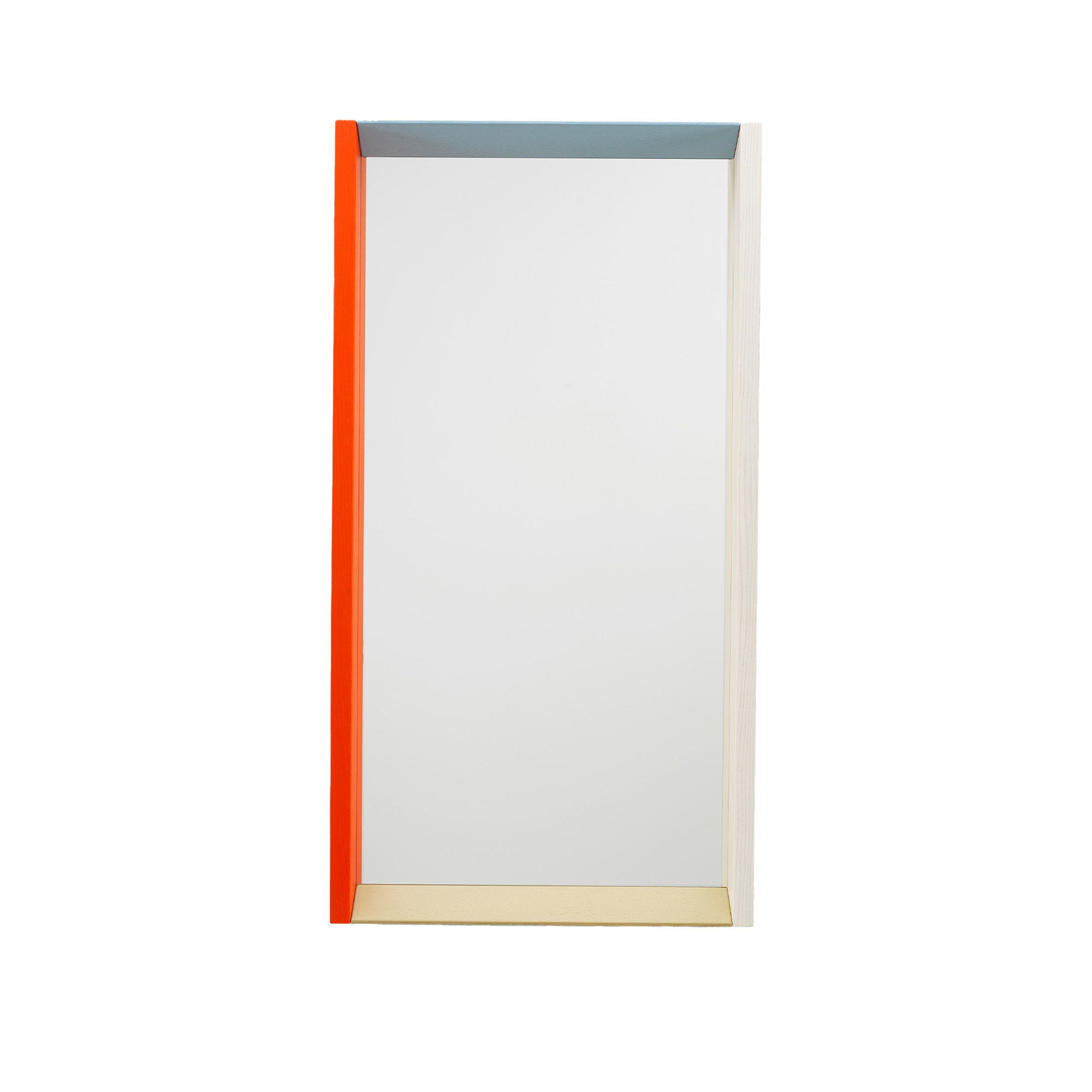 Vitra - Colour Frame Mirror, Medium, Blue/Orange - Halvkroppsspeglar - Julie Richoz - Orange,Blå