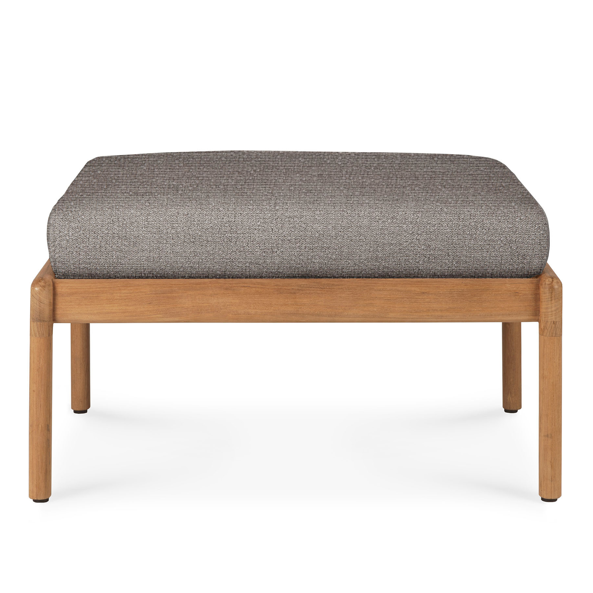 Ethnicraft - Jack Outdoor Footstool - Teak/Mocha - Utomhuspallar och puffar - Grå | Utemöbler - Utestolar - Utomhuspallar Och Puffar | Möbelexperten