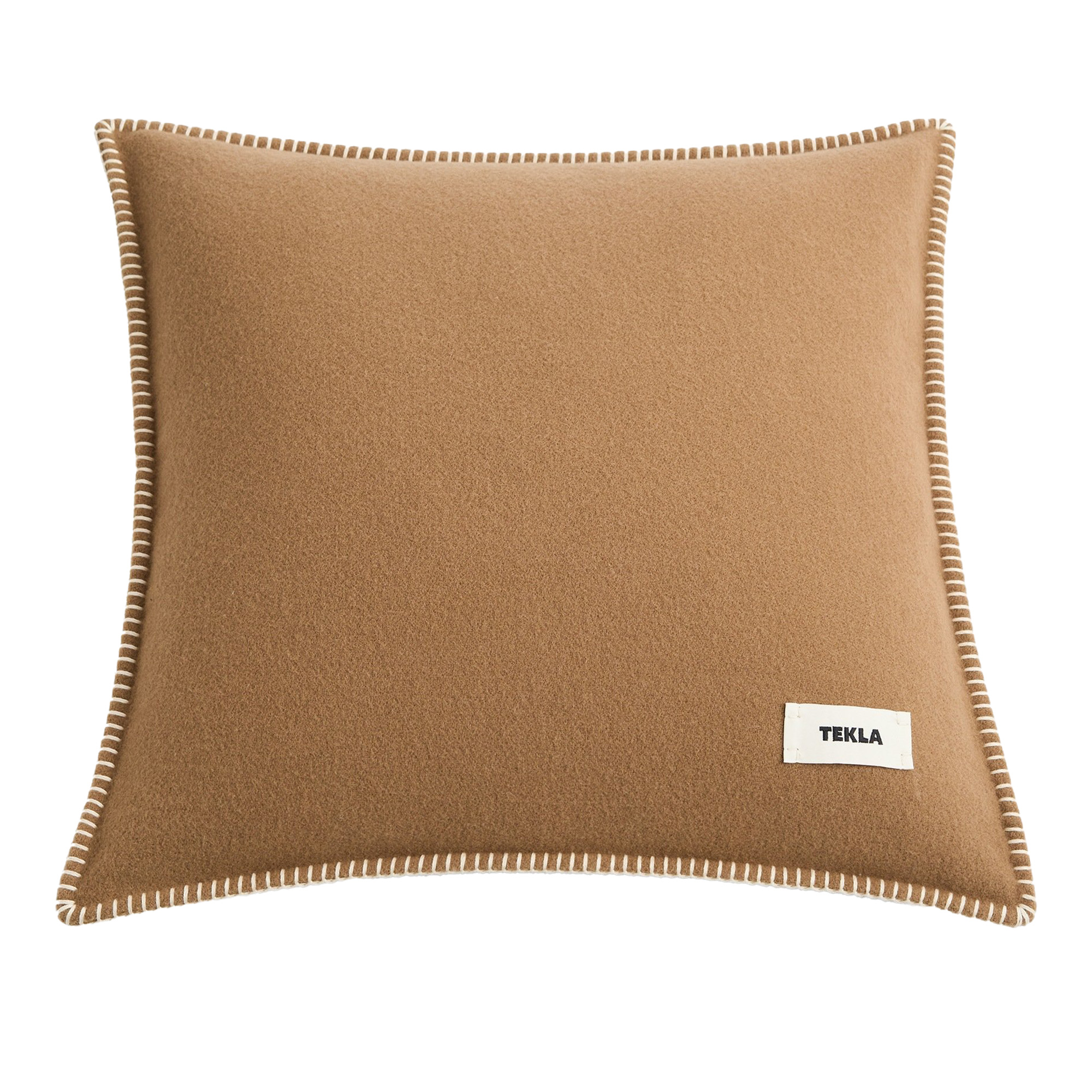 Tekla - Lambswool Cushion, Oak, 50X50 - Pynteputer - Beige - Ull