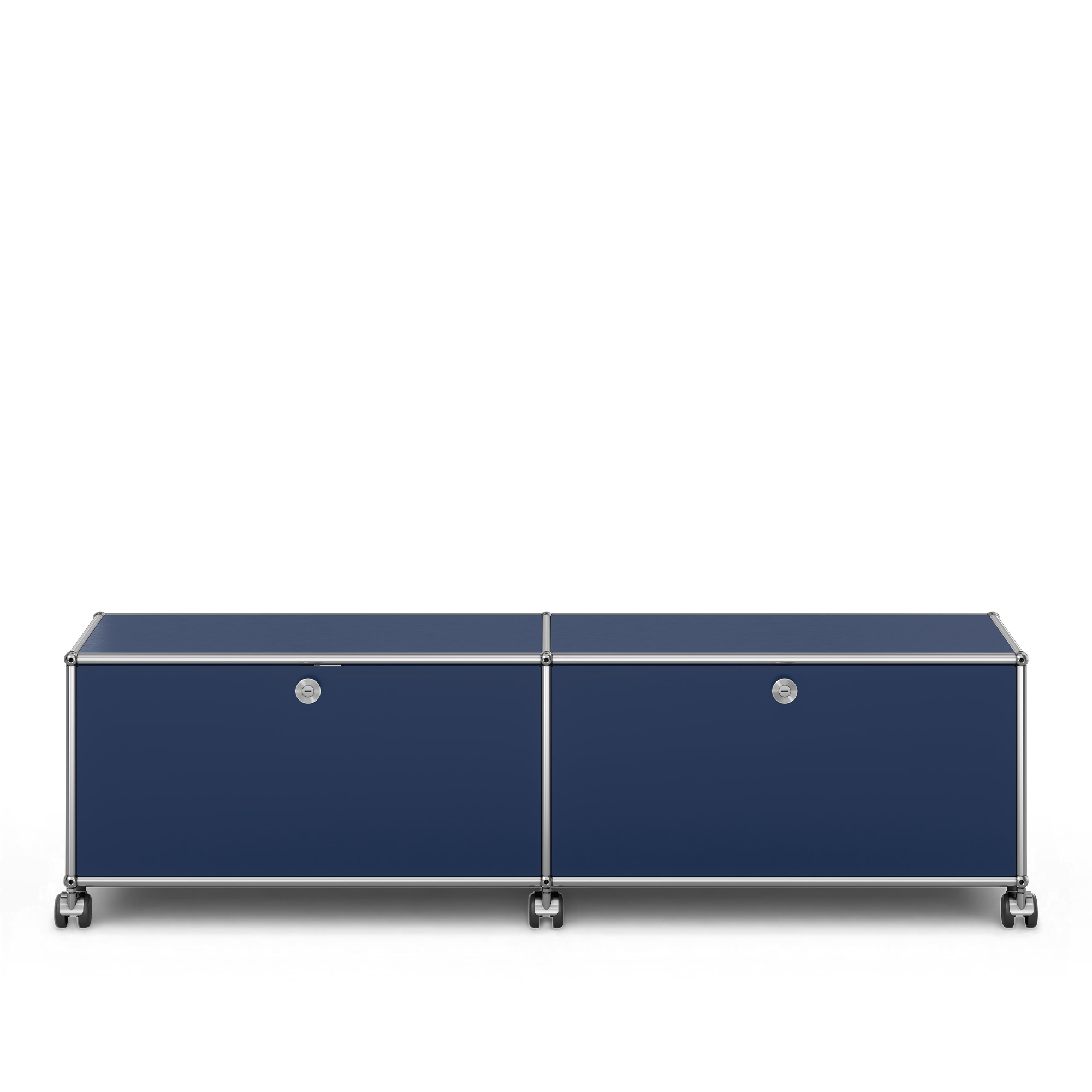 USM - USM Haller TV Furniture M61 Steel Blue - TV-b&auml;nkar - Fritz Haller & Paul Sch&auml;rer - Bl&aring;