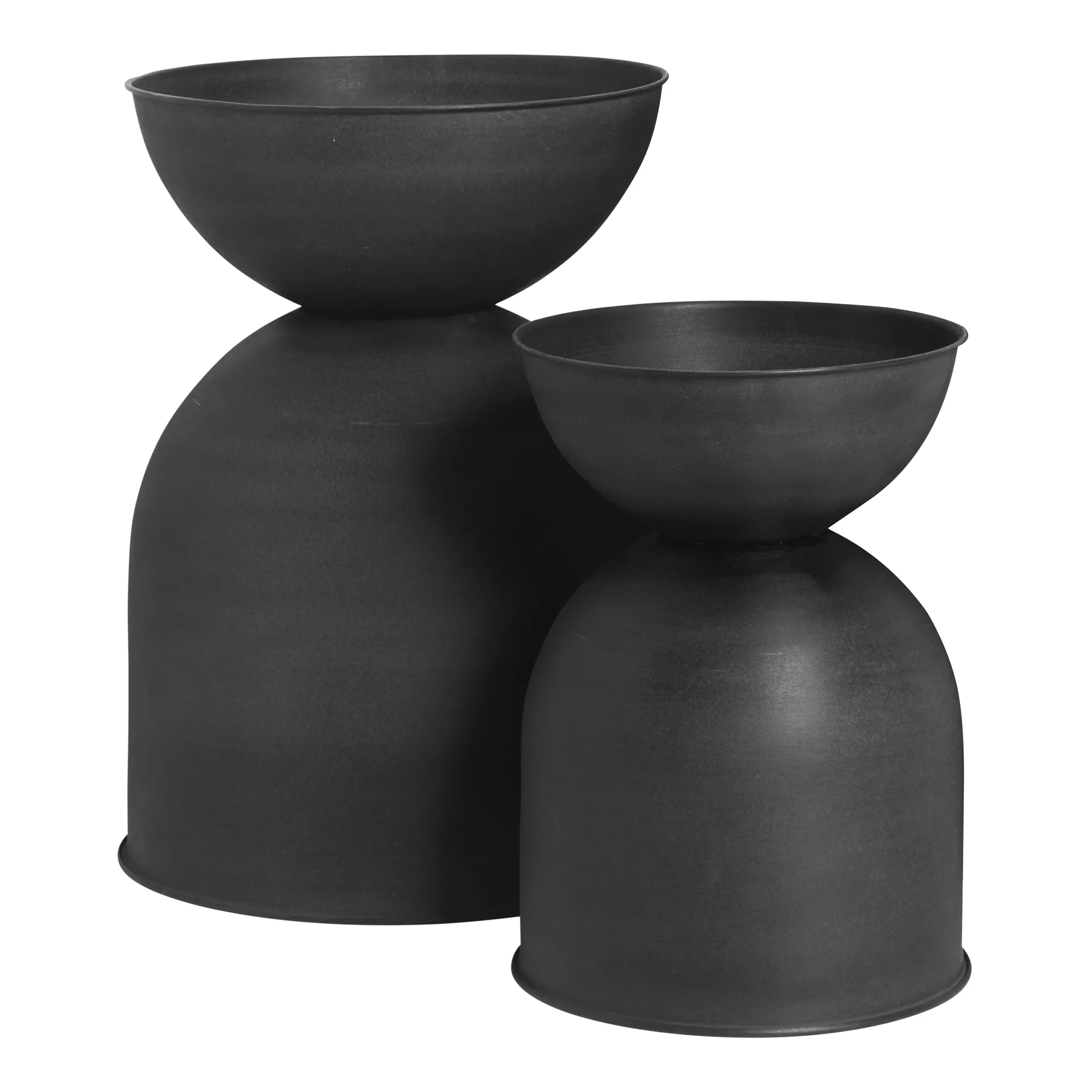 Hourglass Black blomkruka