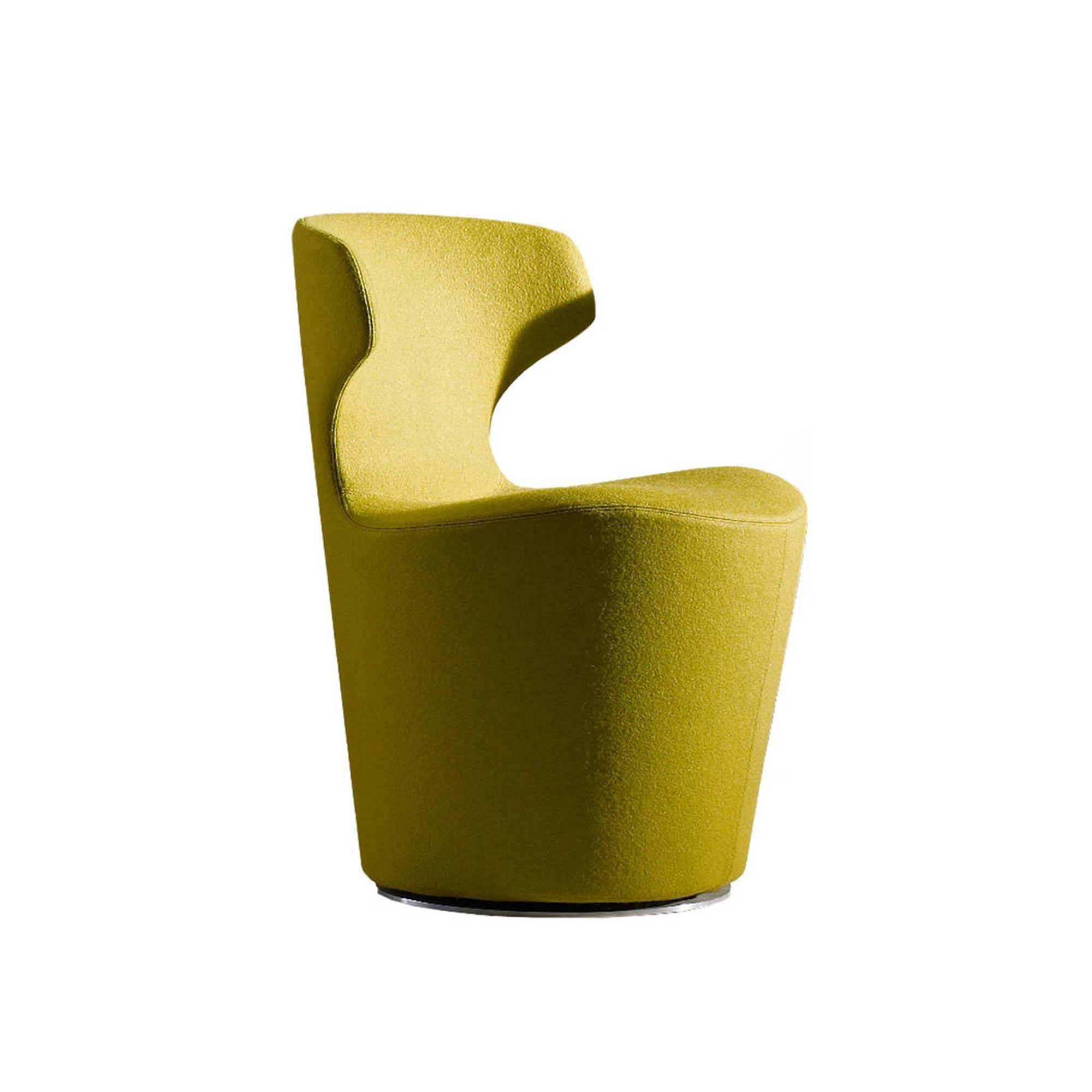 B&B Italia - Mini Papilio, Läder: Kat. Gamma - Gamma - 1226255 - Matstolar - Naoto Fukasawa - Grå - Läder/Metall/Skum