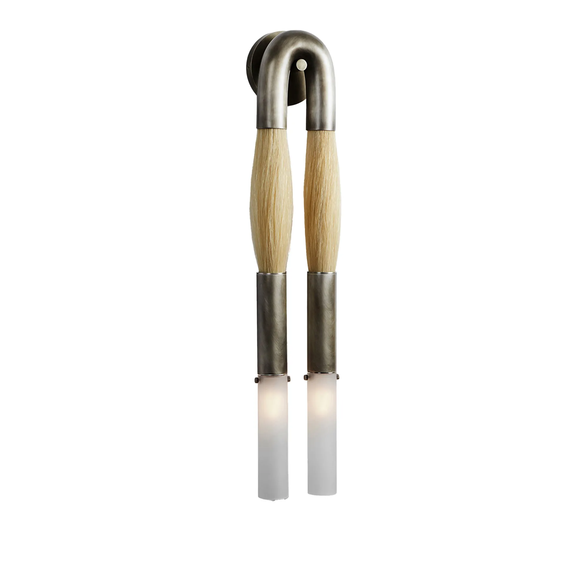 Horsehair sconce vägglampa