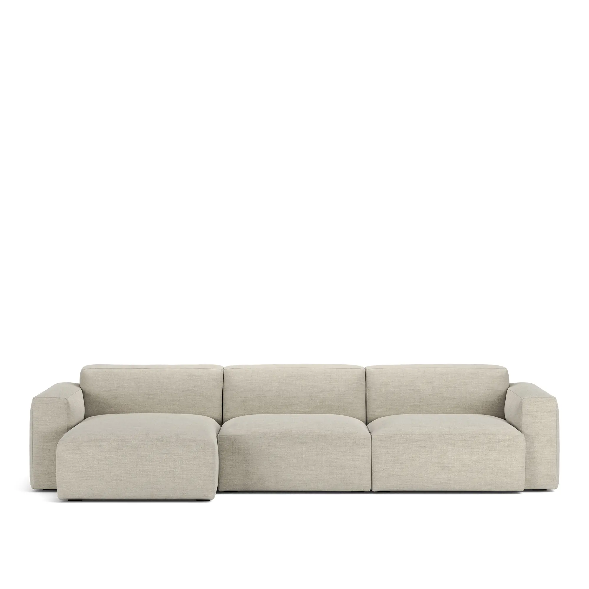 Brick 3-seters sofa sjeselong venstre