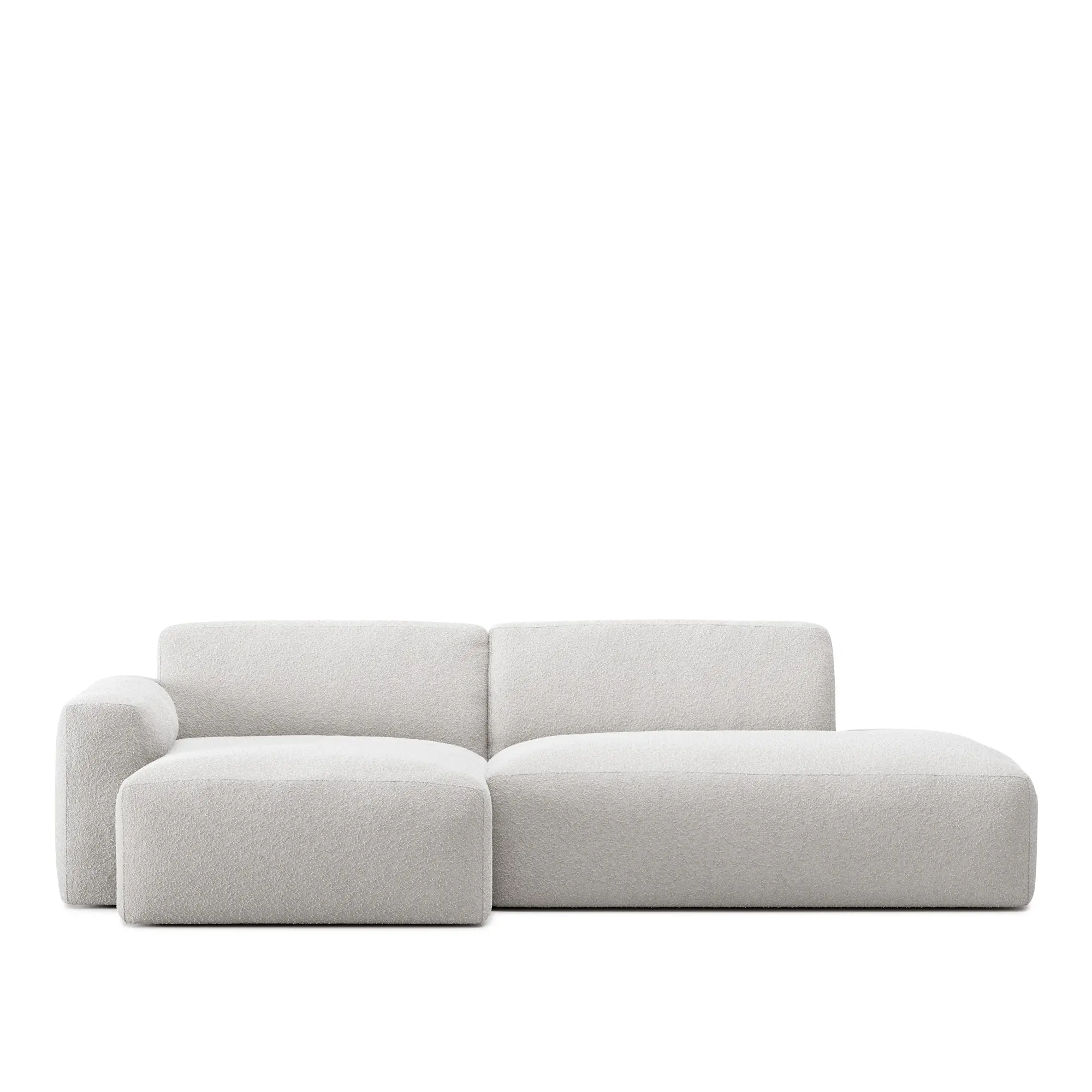 Brick 2-Seater Chaise Lounge Open End Right
