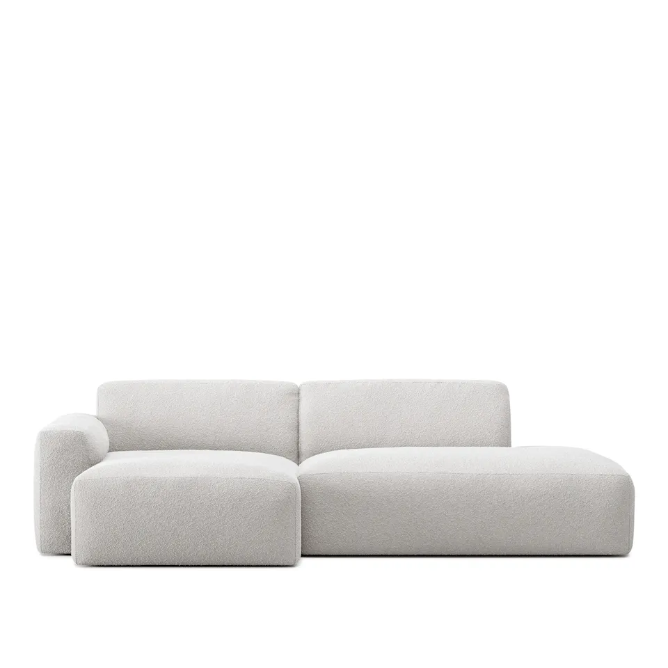 Brick 2-Seater Chaise Lounge Open End Right