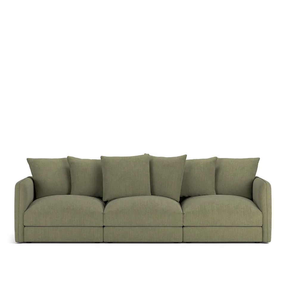 Pavarotti 3-Seater - Shadow Green