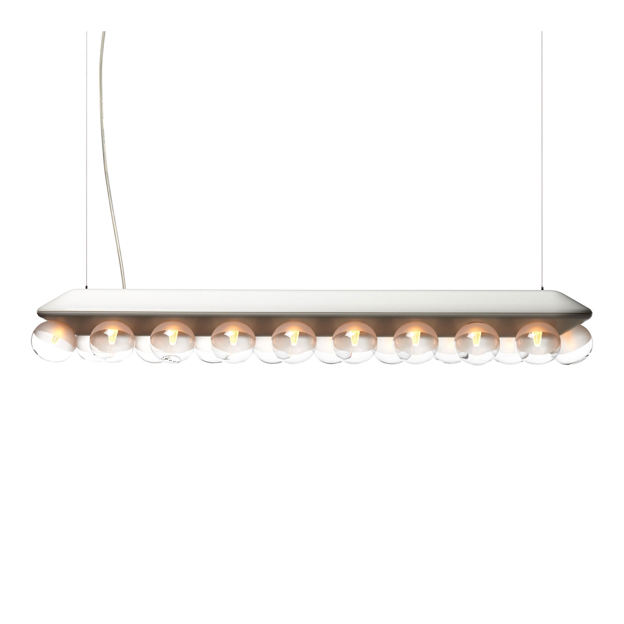 Moooi - Prop Light, Single 2000K - Takkronor - Bertjan Pot - Vit