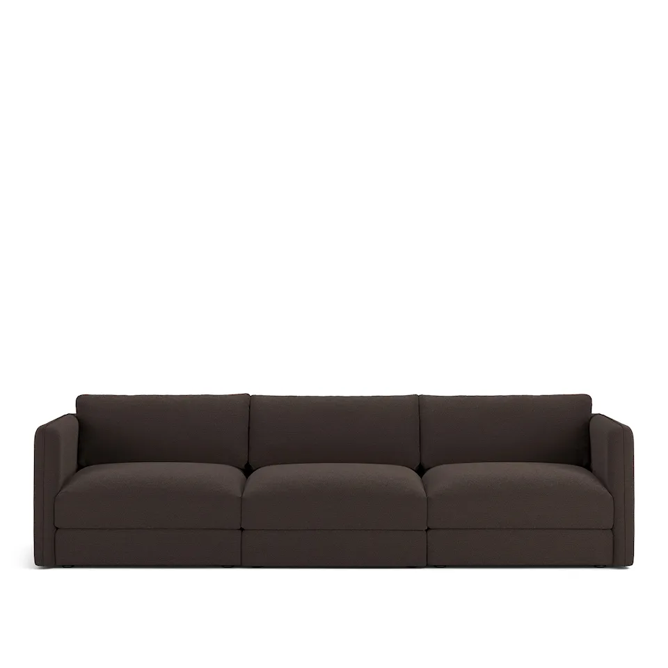 Pavarotti 3-Seater, Fixed Cover, Cushion Variant 03, Lario 120
