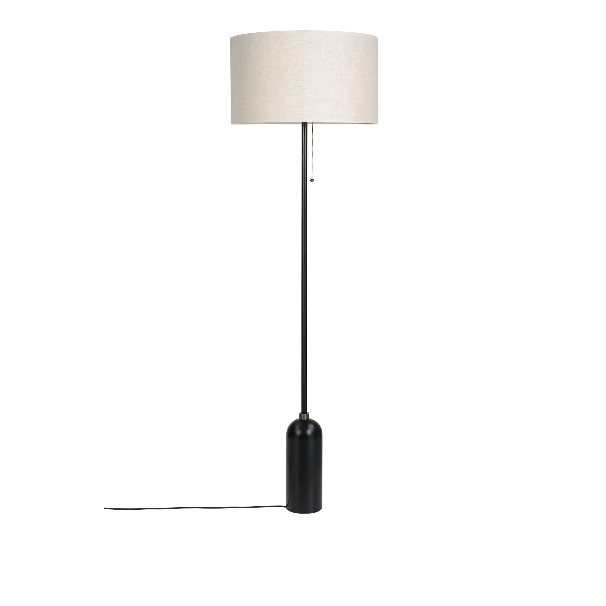 Gravity gulvlampe svart stål