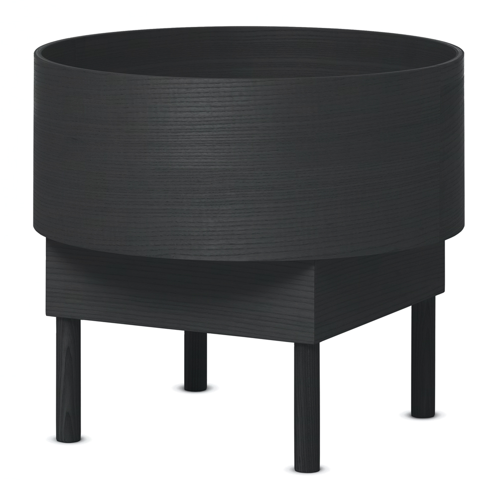 Fogia - Bowl Ø40 cm Svart bets - Småbord & sidobord - designer_andreas_engesvik - Svart - Trä