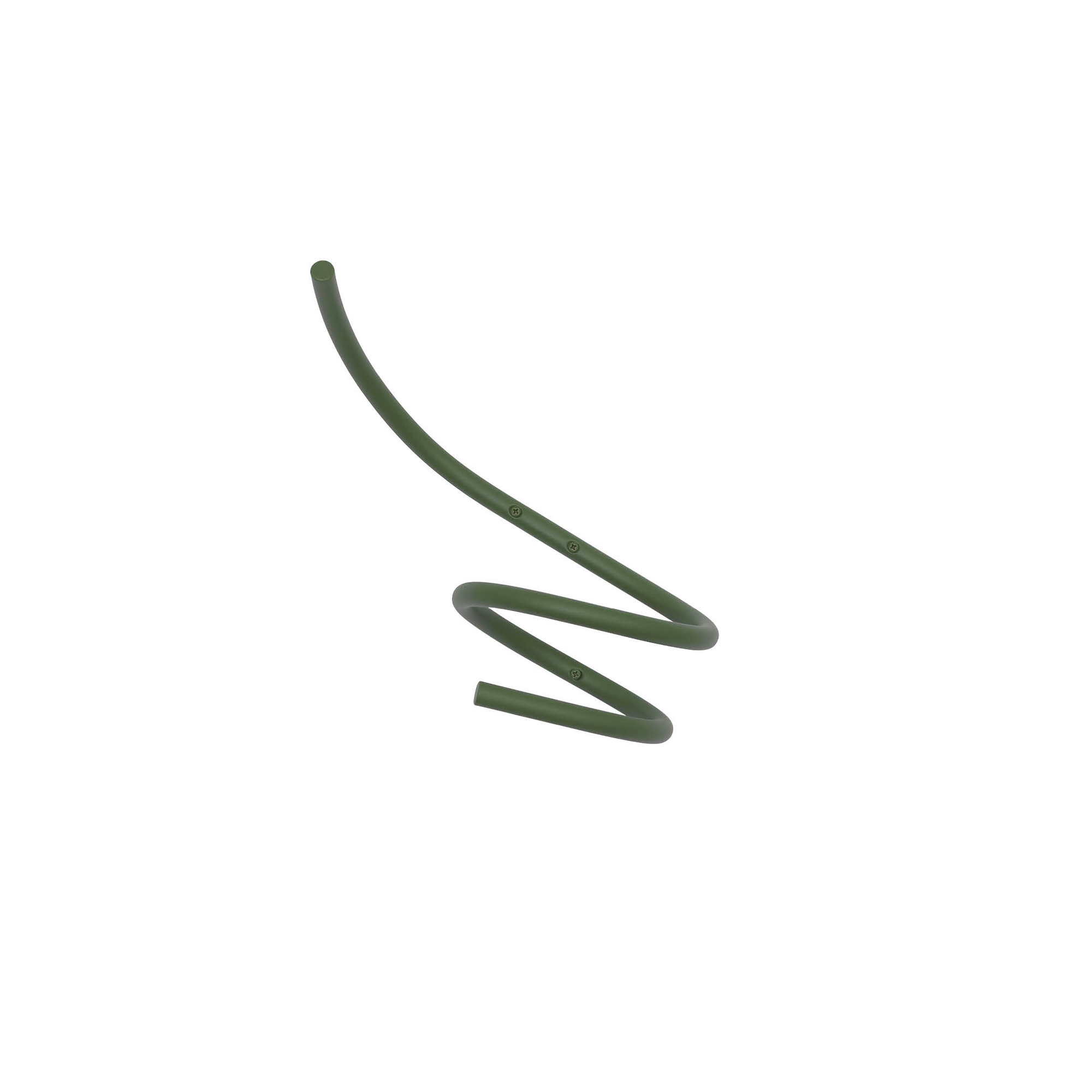 Källemo - Al Dente Litet Horn, Spenat 16 mm stålrör - Klädhängare & galgar - LAST - Grön