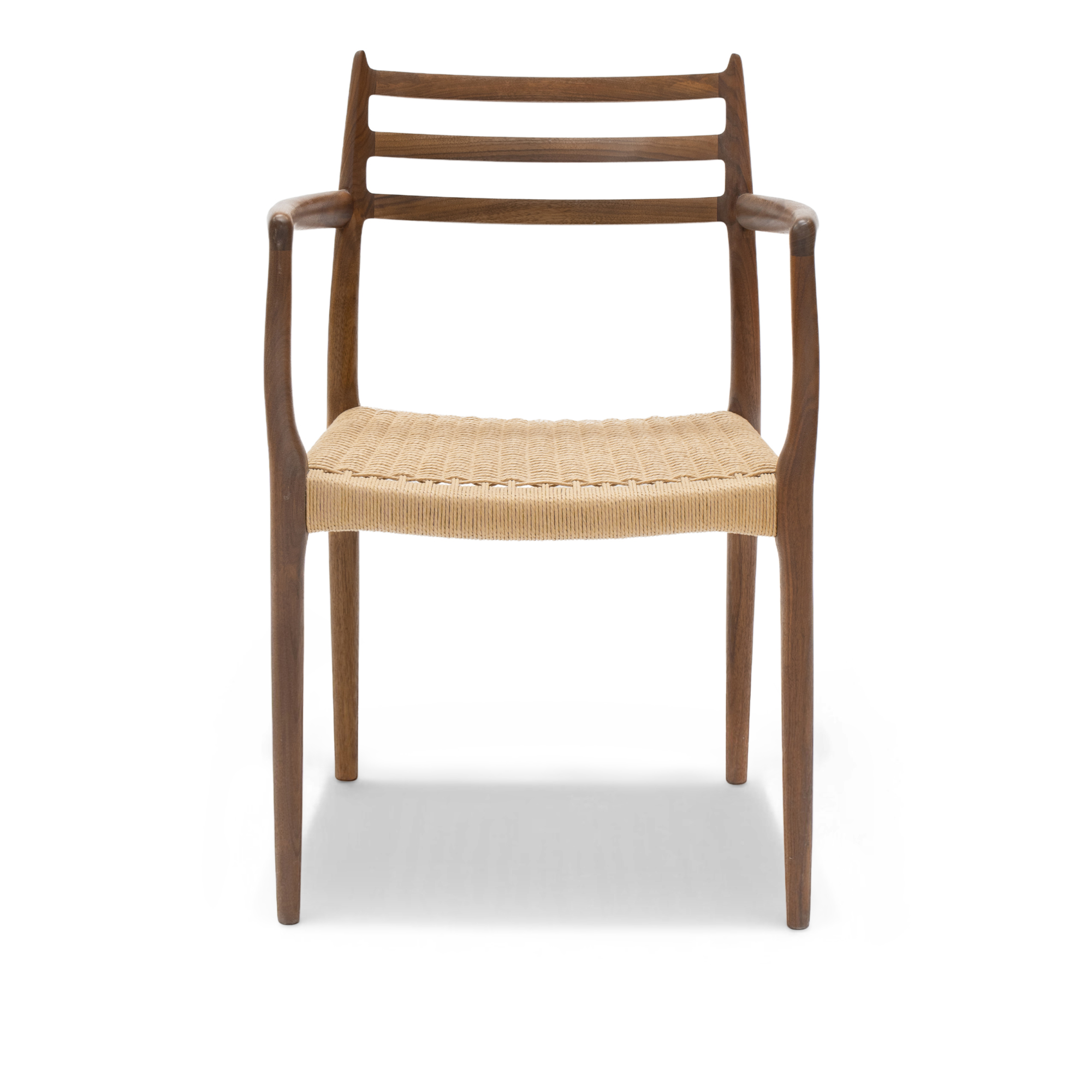 J.L. Møller - Model 62 Oak, Smoked, Natural Rope - Matstolar - Niels Otto Møller - Beige - Papper/Trä | Möbler - Stolar Och Pallar - Matstolar | Möbelexperten