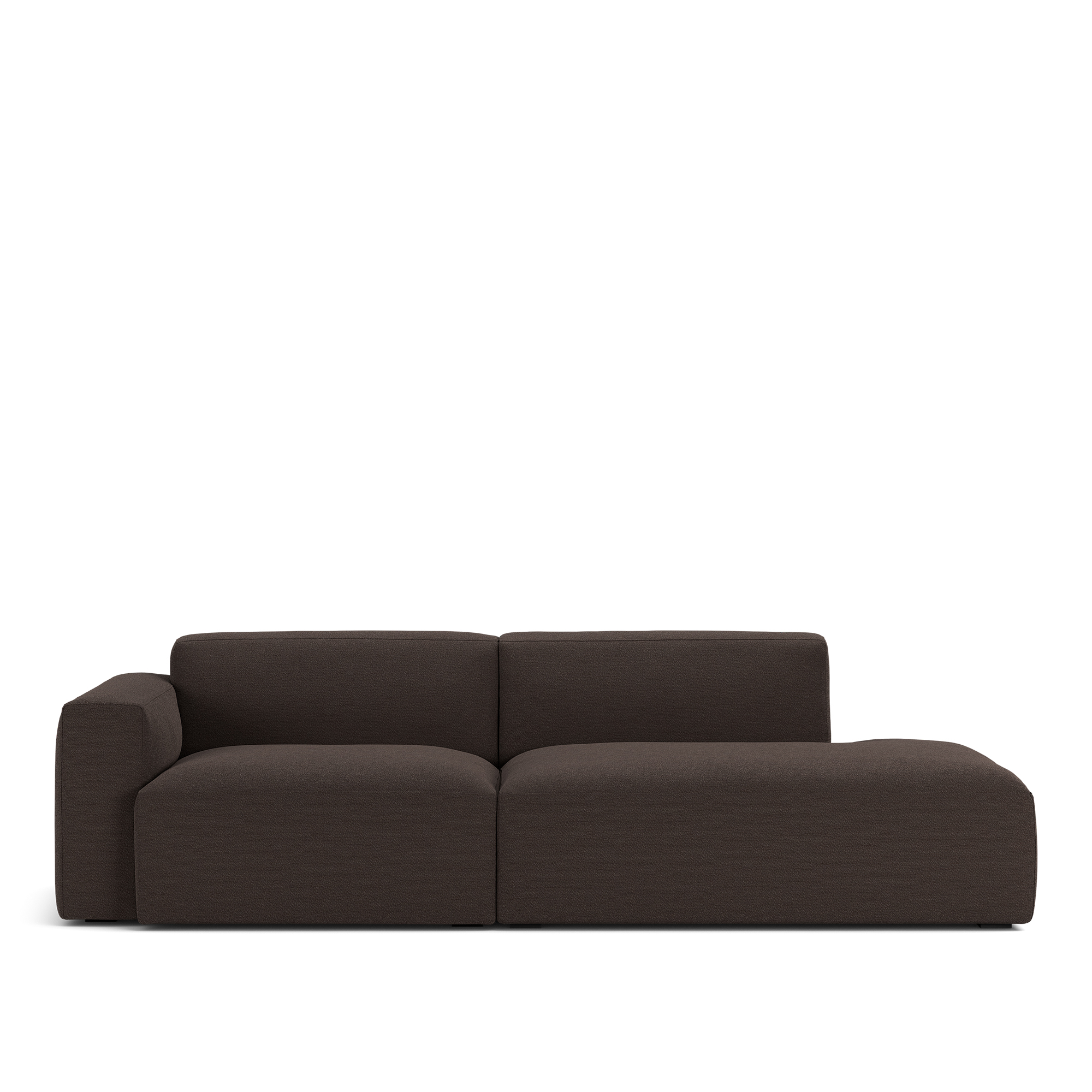 NOGA - Brick 2-Seater Open End Right Lario 120 Removable Upholstery - Soffor