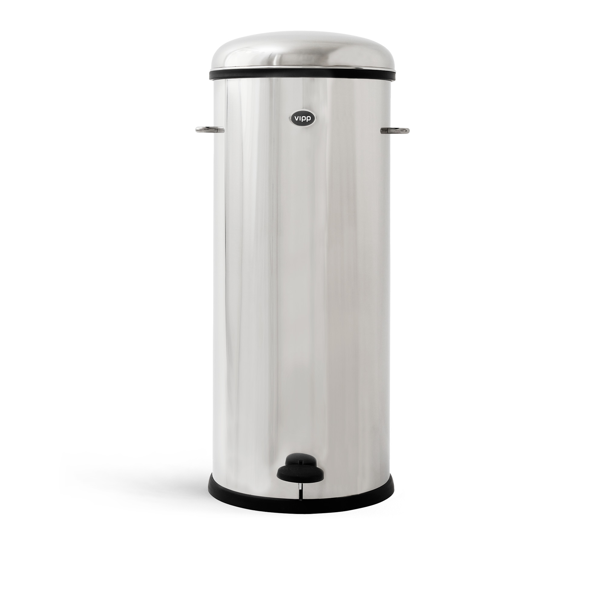 Vipp - Vipp17 soptunna pedal 30L rostfritt stål - Pedalhinkar - Silver | Inredning - Badrumsinredning - Pedalhinkar | Möbelexperten